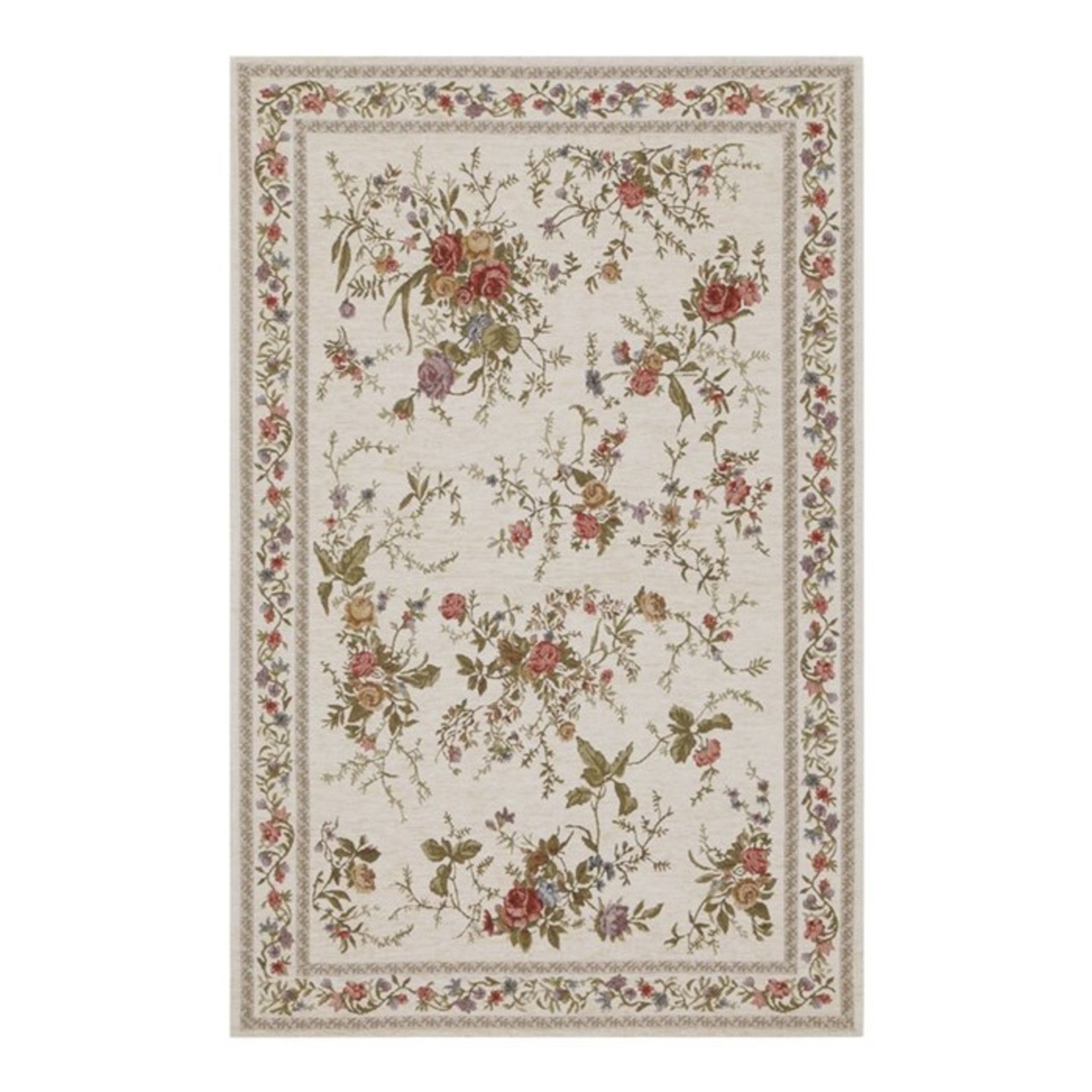 World Menagerie,Rorer Flatweave Beige Rug (100X160CM)RRP -£41.48(18321/21 -LOWV2516)