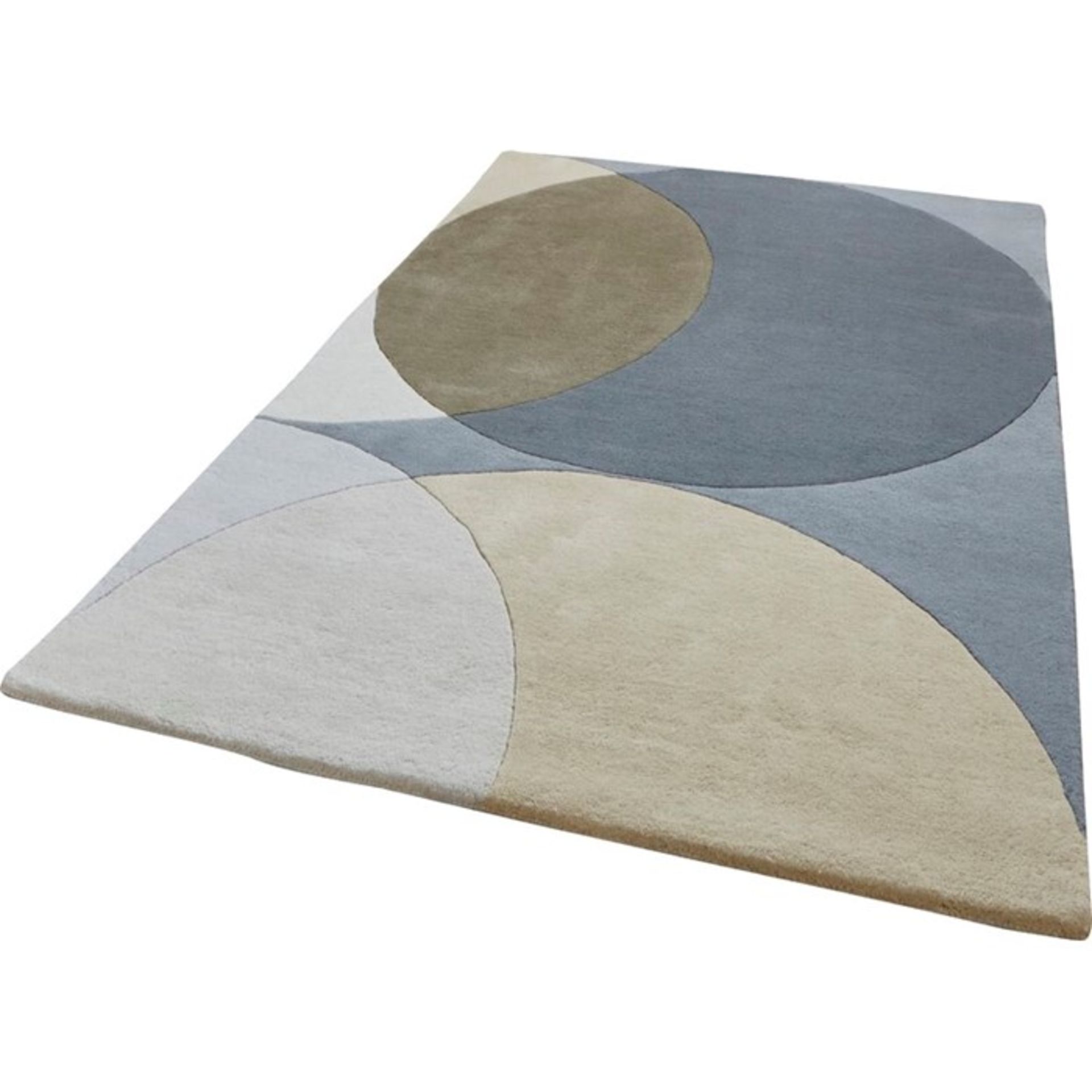 FjÃ¸rde & Co,Avaraja Hand-Tufted Grey Area Rug ,RRP - £139.99 (OZV2340 - 17454/37)