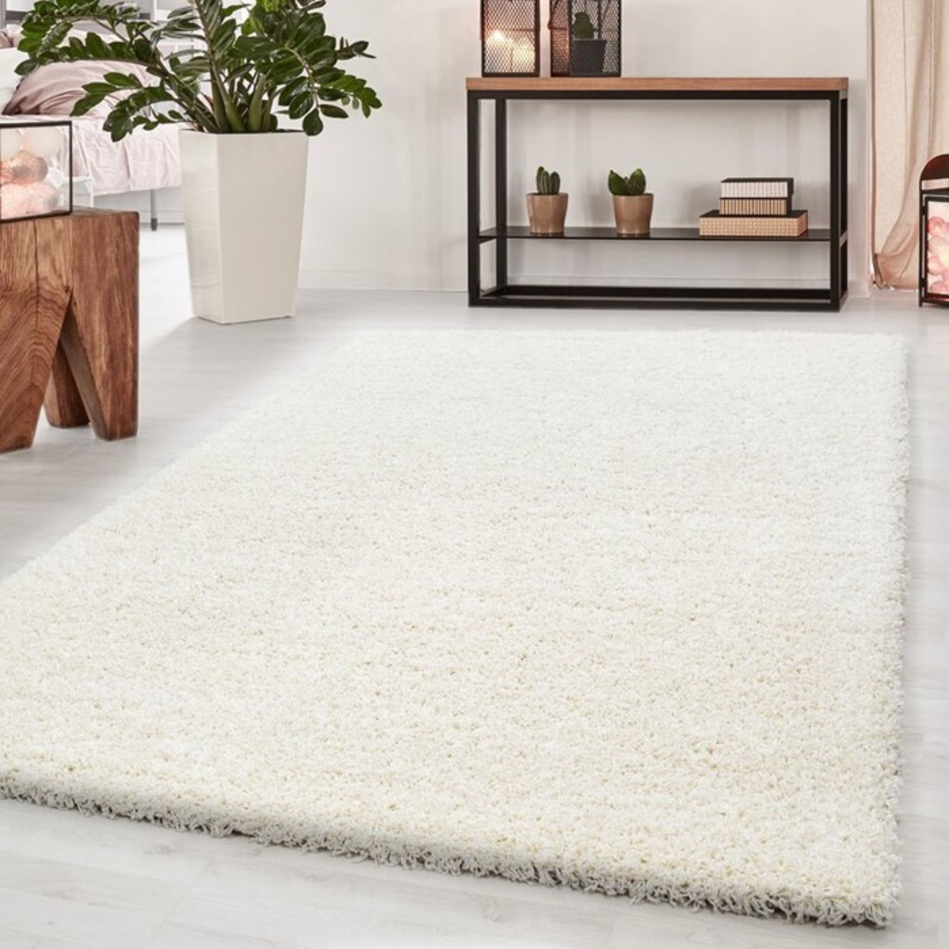 Zipcode Design,Shaggy-Teppich Dream in Creme TeppichgrÃ¶ÃŸe: Rechteckig 120 x 170 cm RRP£59.99(