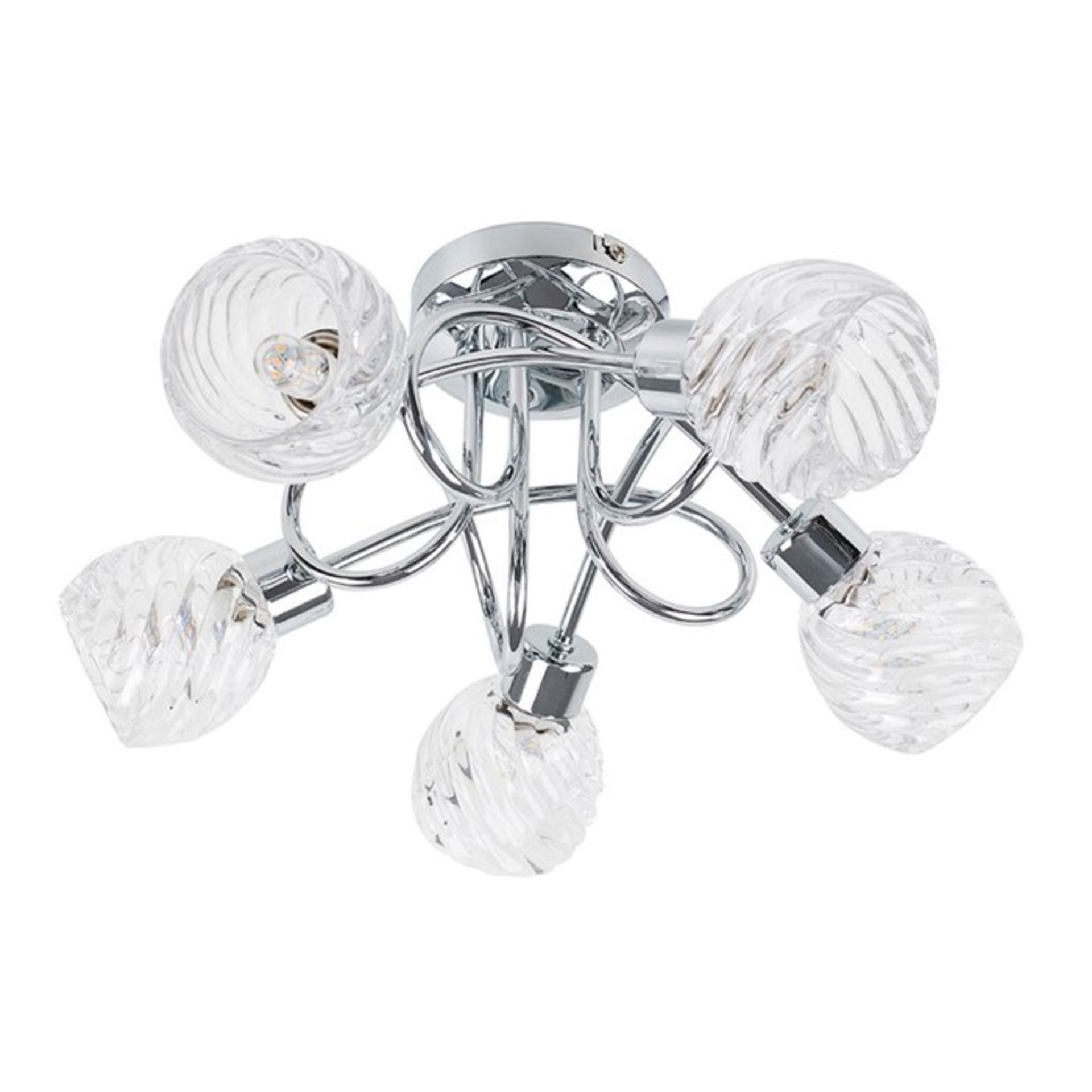 Three Posts, Donelson 5-Light Semi Flush Mount - RRP £73.99 (MSUN7136 - 17435/32) 6D