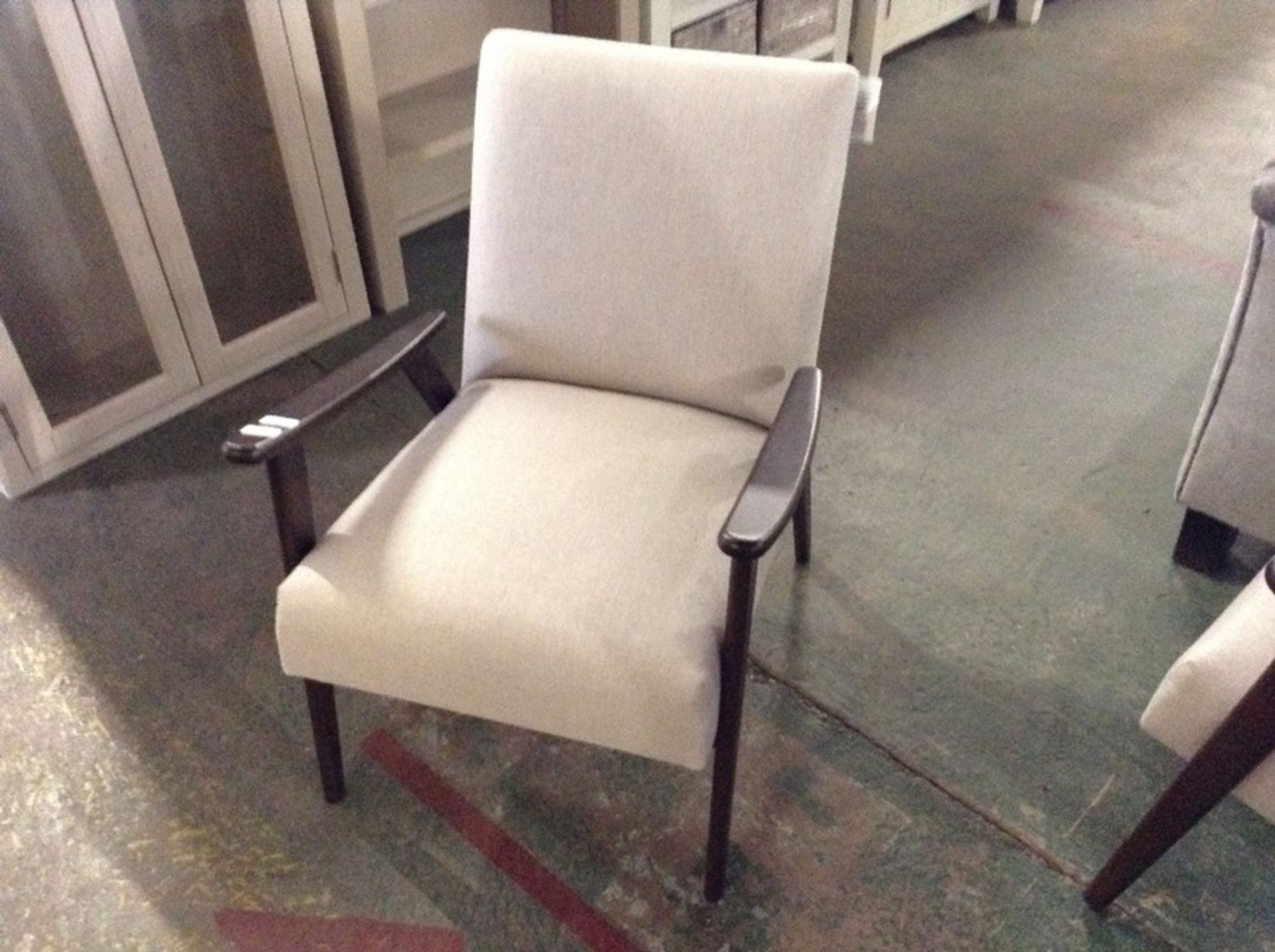 TWEEDY WEAVE TAUPE KEMPTON CHAIR-(SFL1108-700217228862)