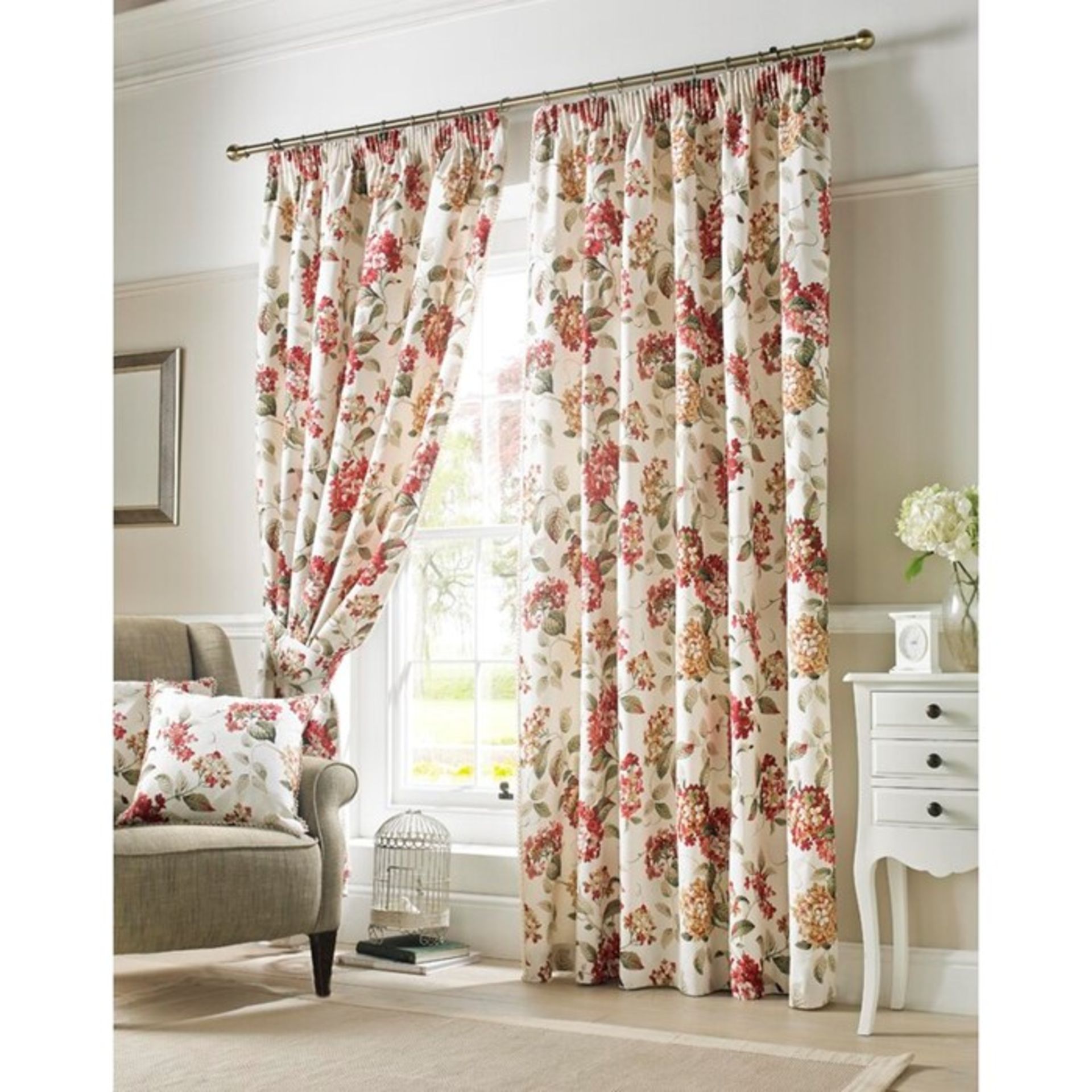 Ashley Wilde Curtains, Carnaby Pencil Pleat Room Darkening Panel Curtains (117X137CM) - RRP £27.