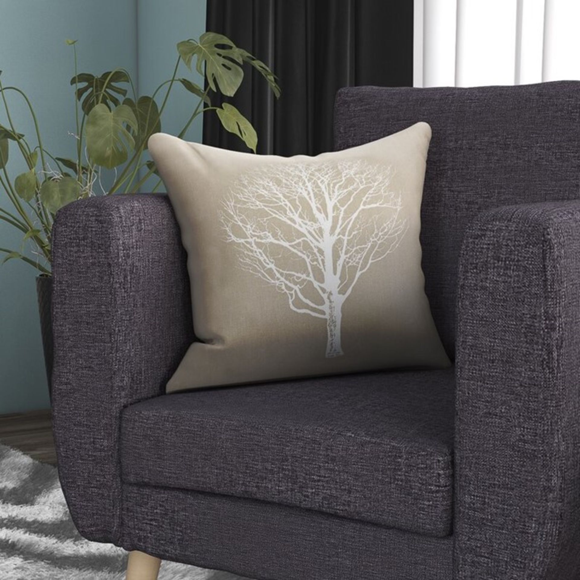 Marlow Home Co., Coleg Mayall Cushion Cover X2 (NATURAL) - RRP £5.99 (MERW1068 - 13770/17 - 13770/