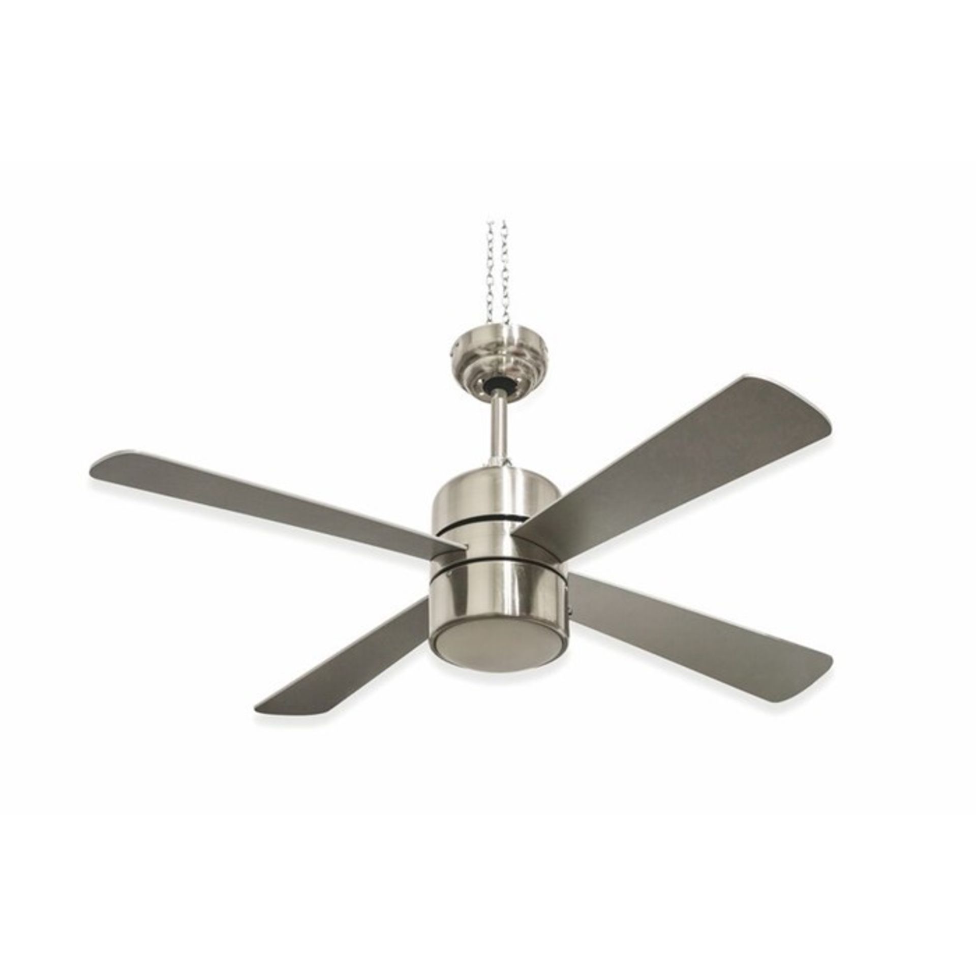 Symple Stuff, 120cm Illuminated 4 Blade Ceiling Fan with Remote - RRP £92.99 (KPRS1025 - 16136/43)
