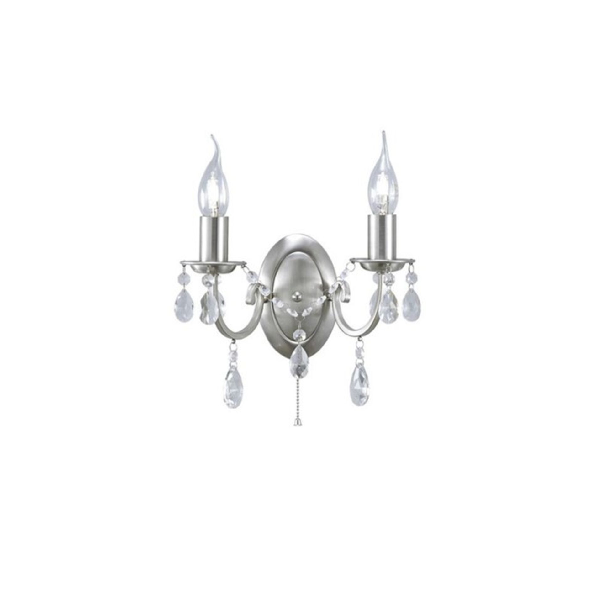 Willa Arlo Interiors, 2-Light Candle Wall Light - RRP £87.99 (DIAX1909 - 16136/64) 7C