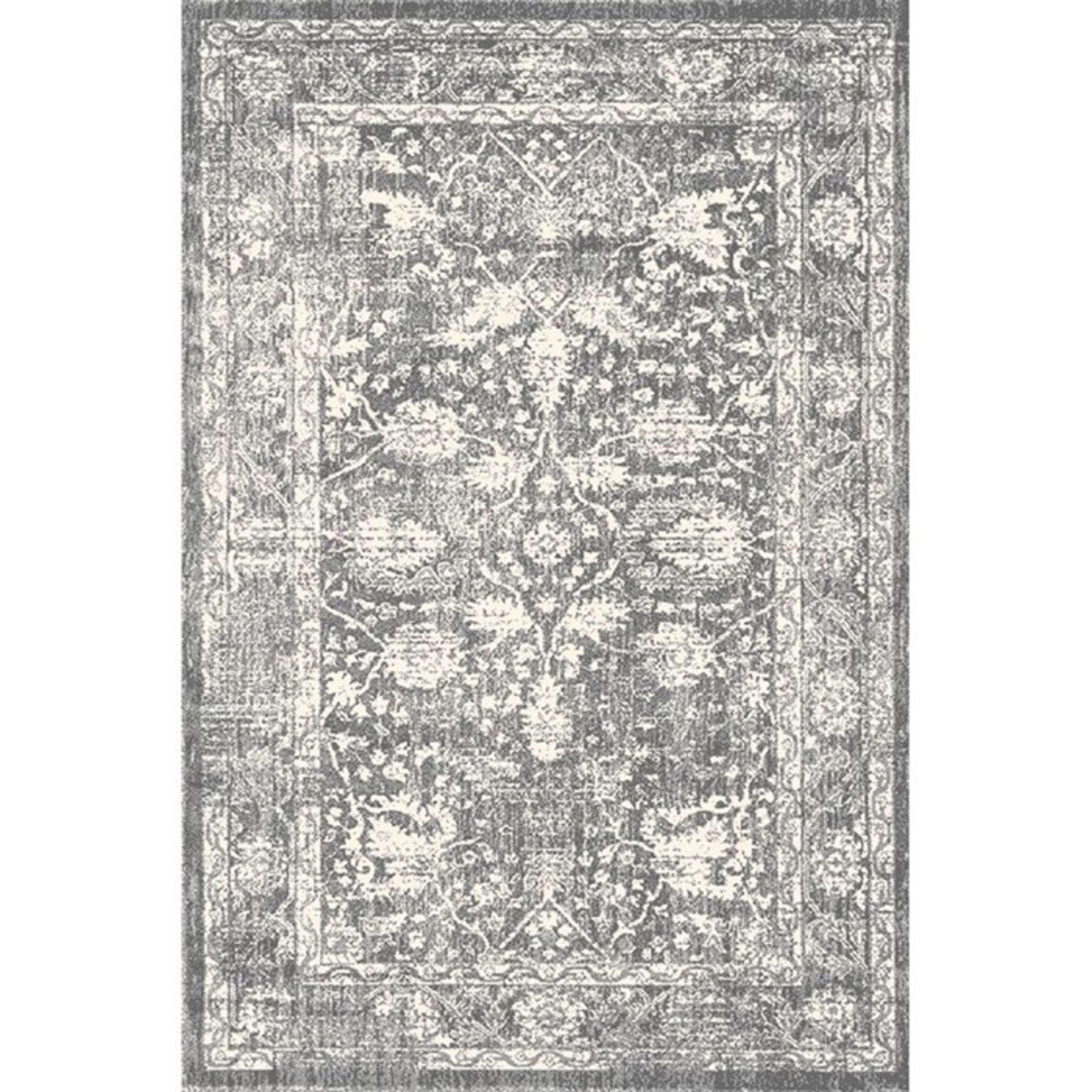 Marlow Home Co.,Alexia Tufted Grey; Silver Rug - RRP £33.99 (120x170cm) (CCOP2821 -17633/30)