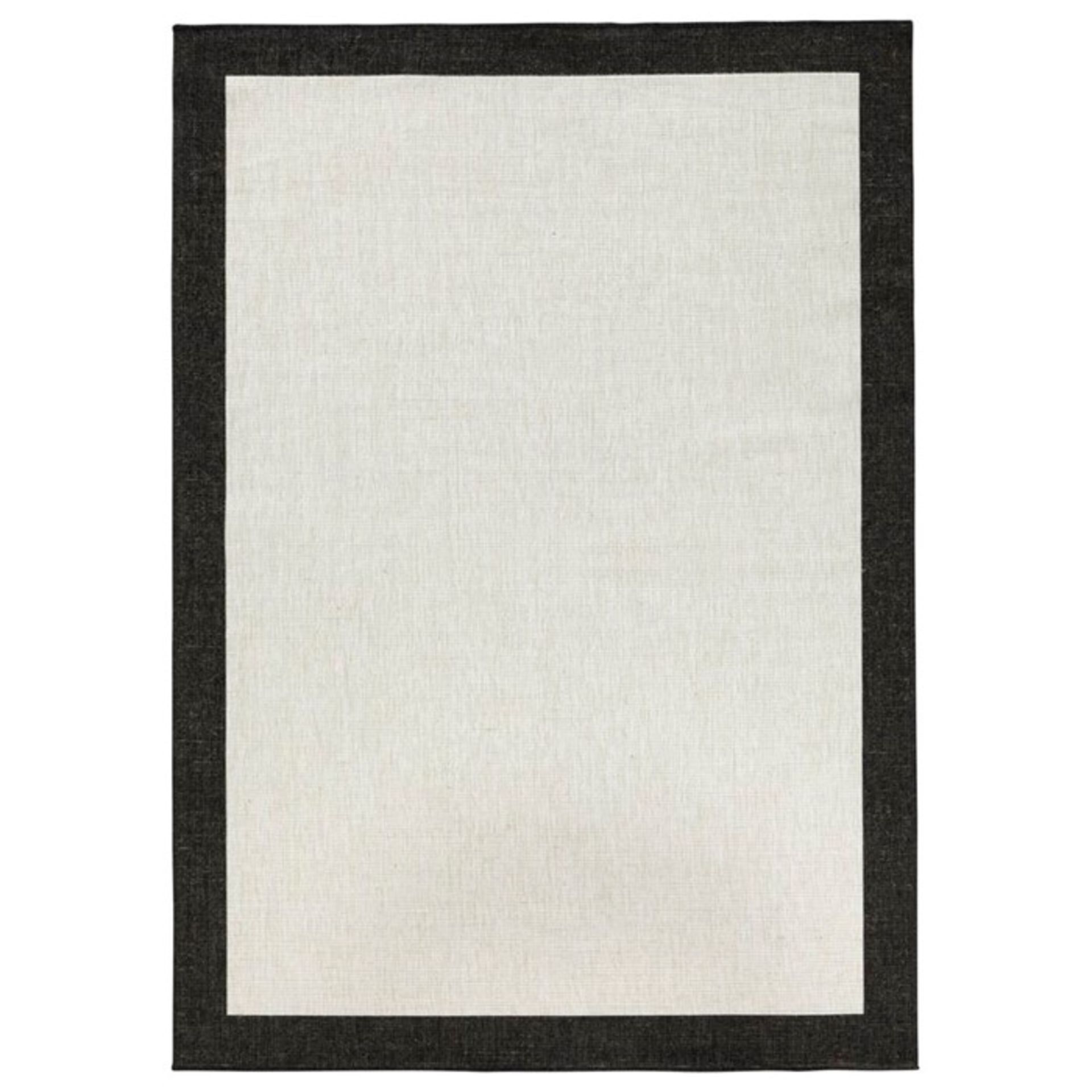 bougari Panama Black/Cream Reversible Rug (OUGA1234 - 16851/6)