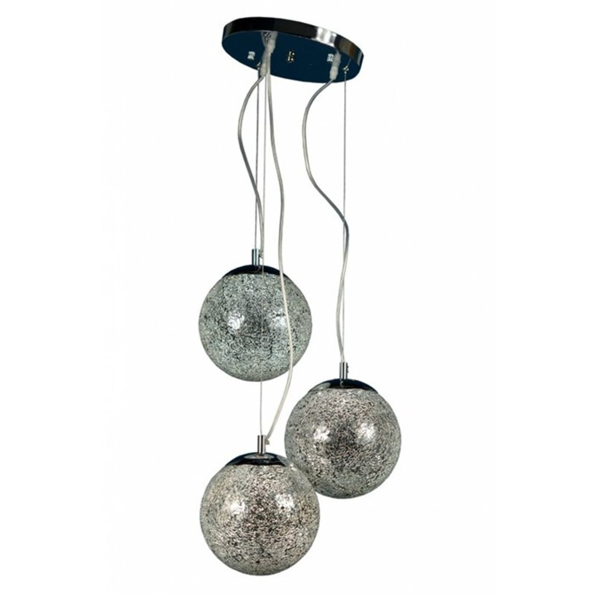 Metro Lane, McKenly 3-Light Cluster - RRP £79.99 (CBWJ1014 - 16754/22) 6B