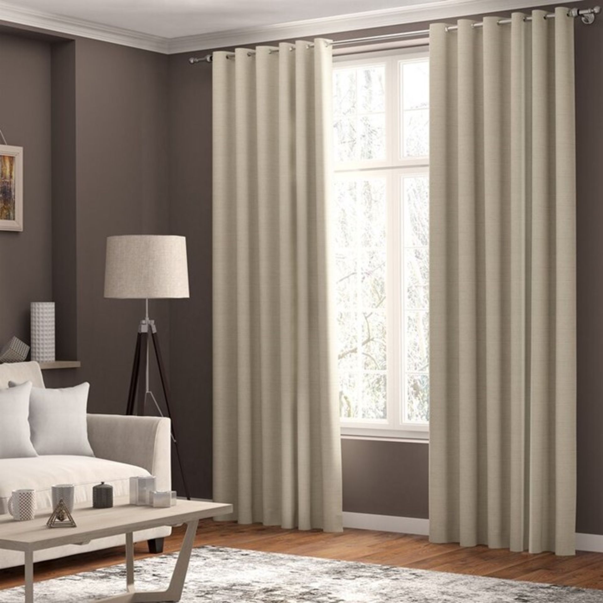 ClassicLiving, Shives Eyelet Blackout Thermal Curtains Colour: Burgundy, Size per Panel: 168 W x 183