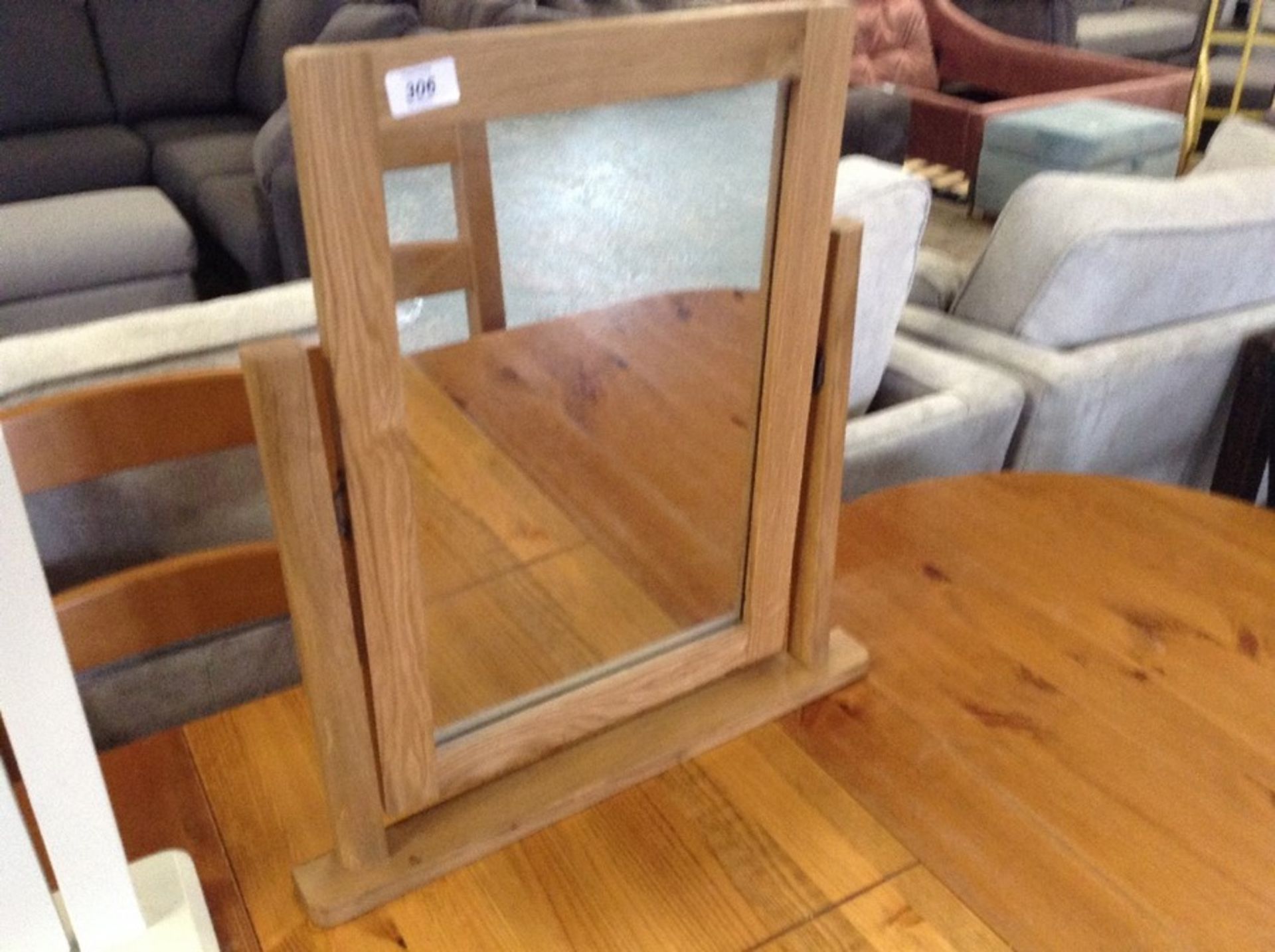 Rutland Painted Oak Dressing Table Mirror (F70 - -RA-TM-TR)