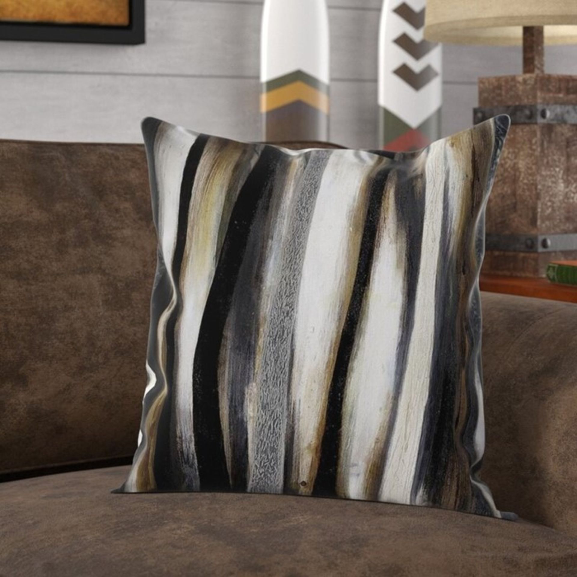 Artist Lane, Treeline Cushion Cover - RRP £43.99 (AQAS2864 - 13566/31) 2F