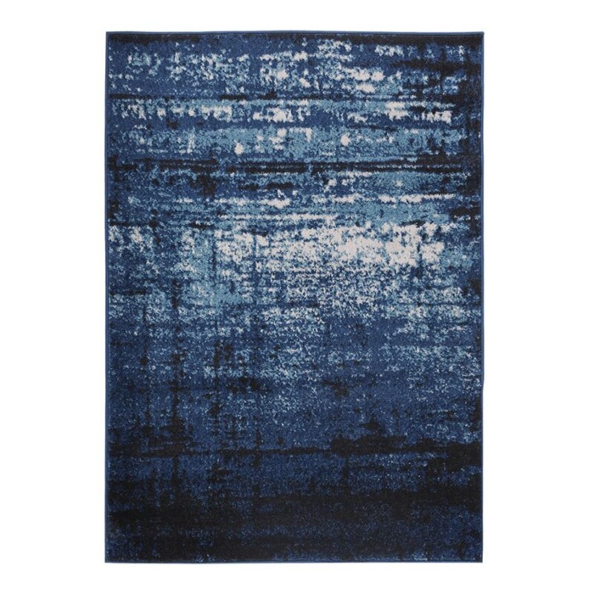 Well Woven,Sydney Vintage Distressed Crosby Blue Rug RRP -£89.99 (160x230)(12294/16 -WEWO1031)