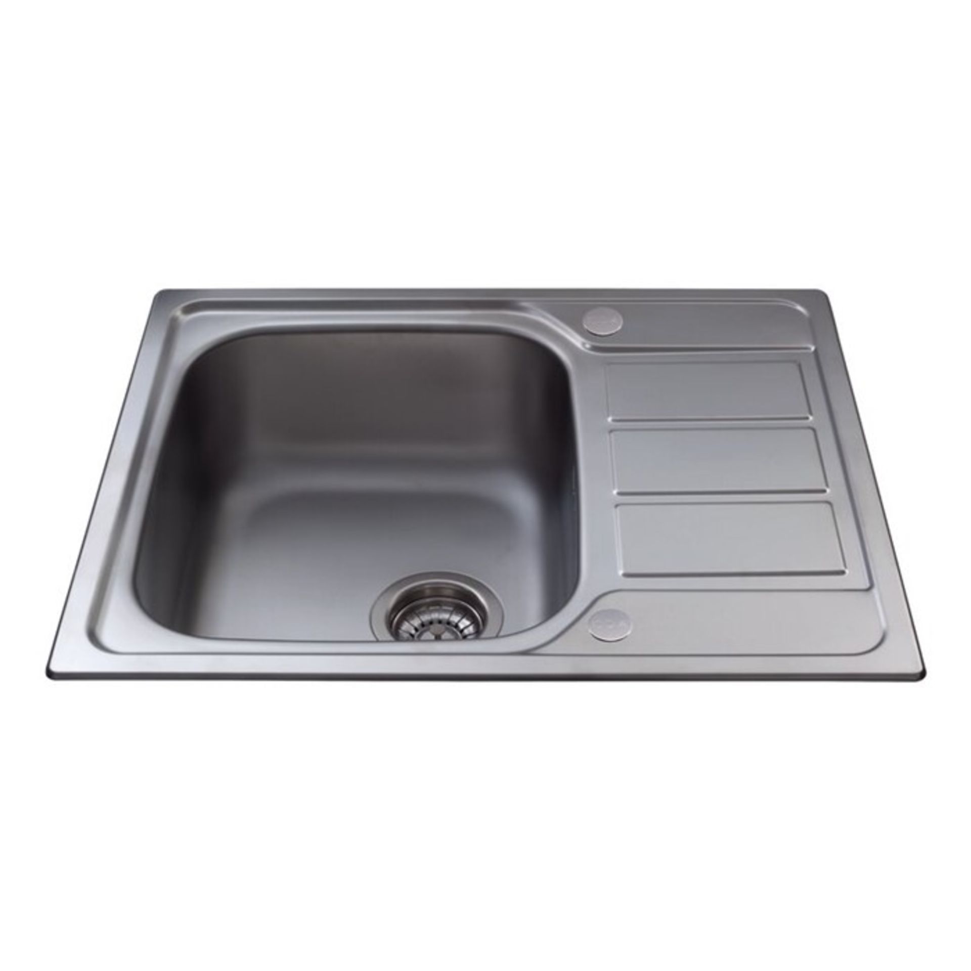 CDA ,62cm x 50cm Single Bowl Inset Kitchen Sink -74.99 H091120 - 7/4 -CDAB1011.12312278