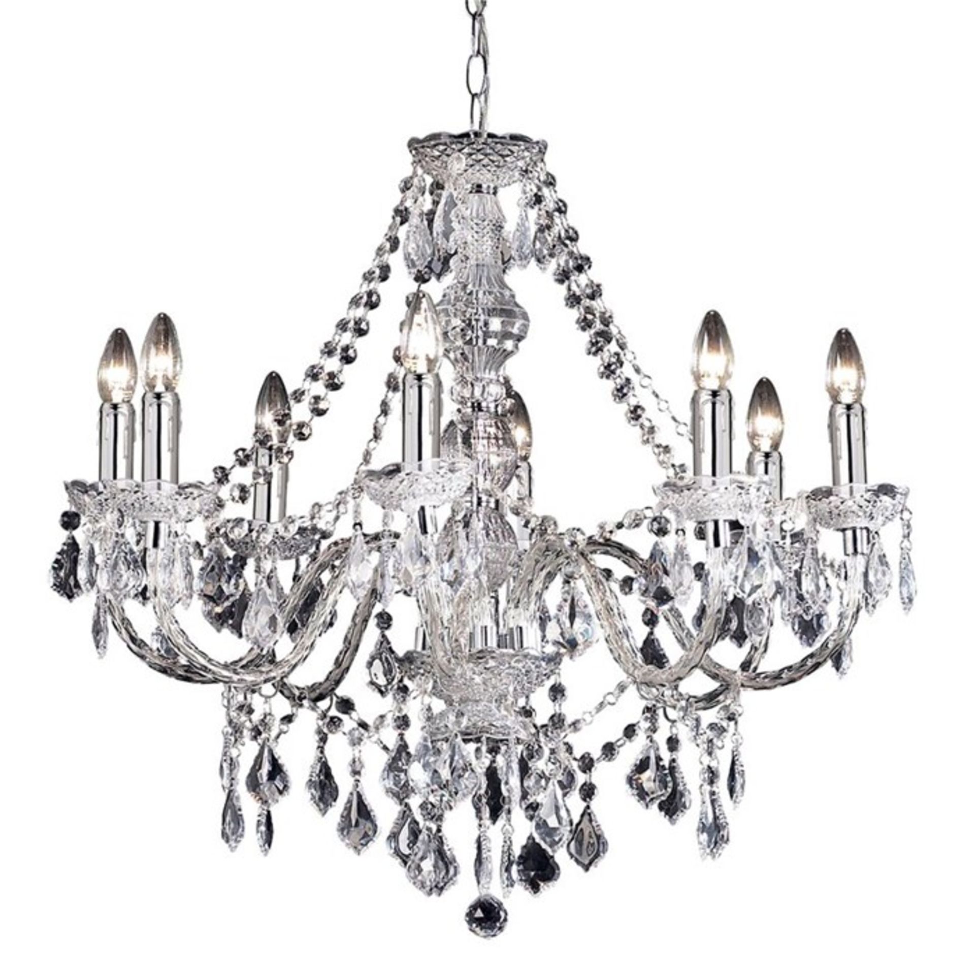 Endon Lighting, Candle Style Chandelier - RRP £115.99 (UEL1548 - 10919/24) 6B