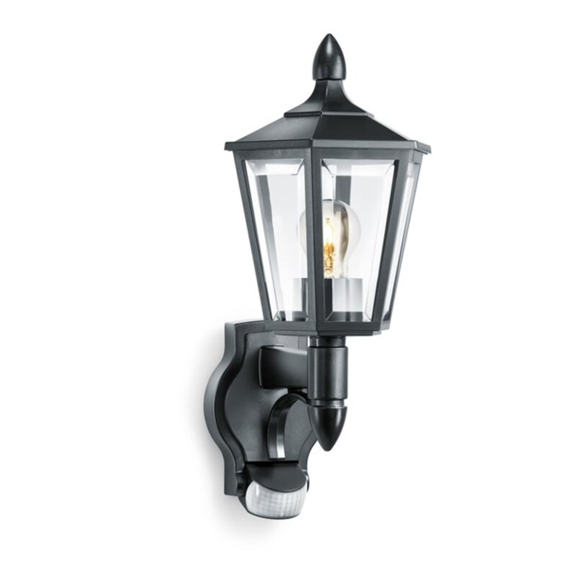 Steinel, 1 Light Outdoor Wall Lantern with Sensor - RRP £51.99 (HKG1093 - 10919/10) 6D