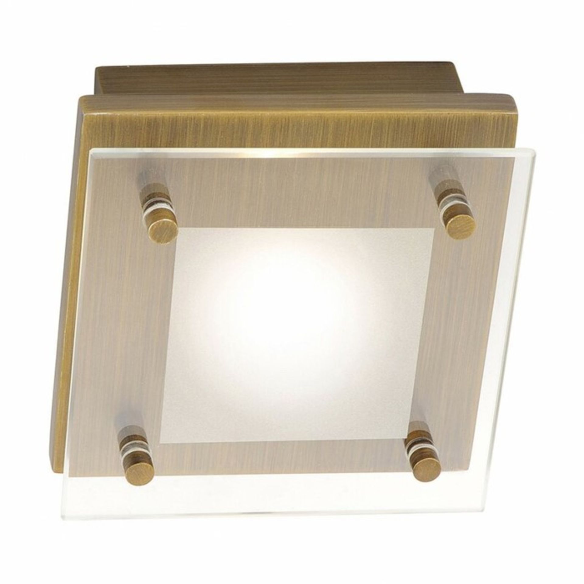 Caracella, Chiron 1-Light LED Flush Ceiling Light (CHROME) - RRP £36.29 (CACA2131 - 10919/6) 6D