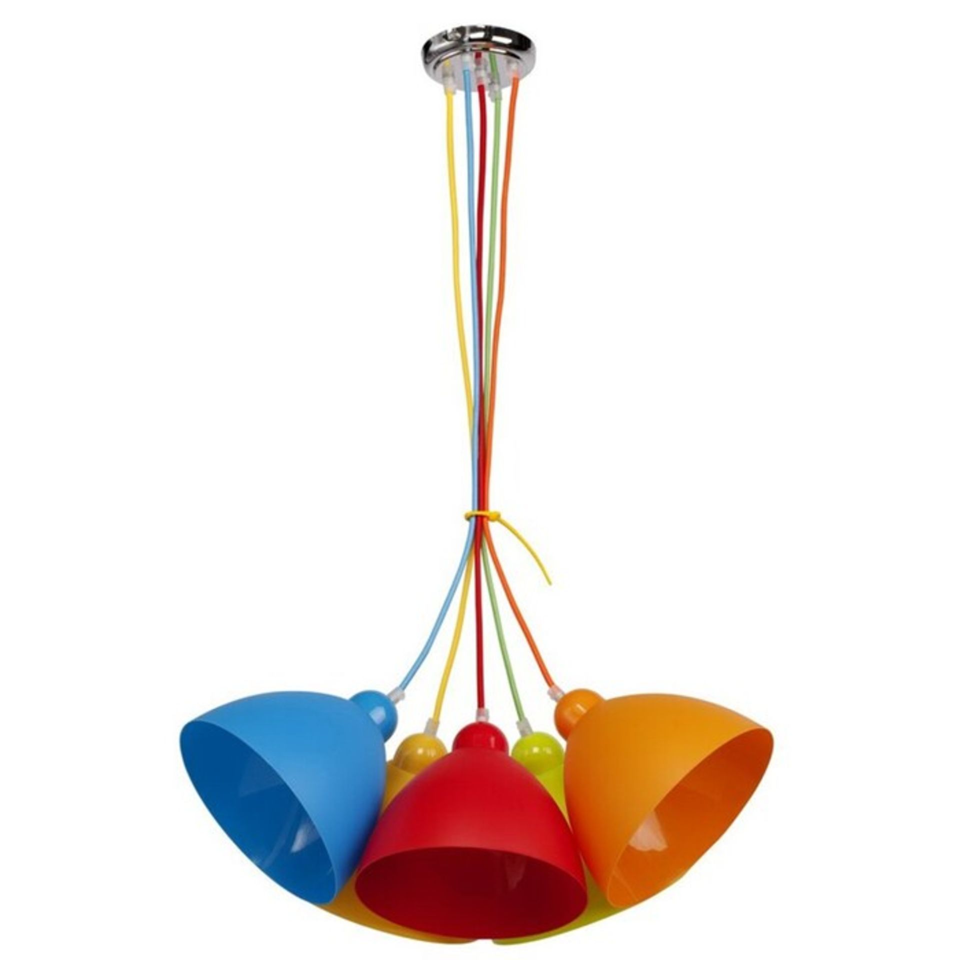 MW Glasberg, Kinder 5-Light Cluster Pendant - RRP £55.99 (MWHG1500 - 14819/29) 5D