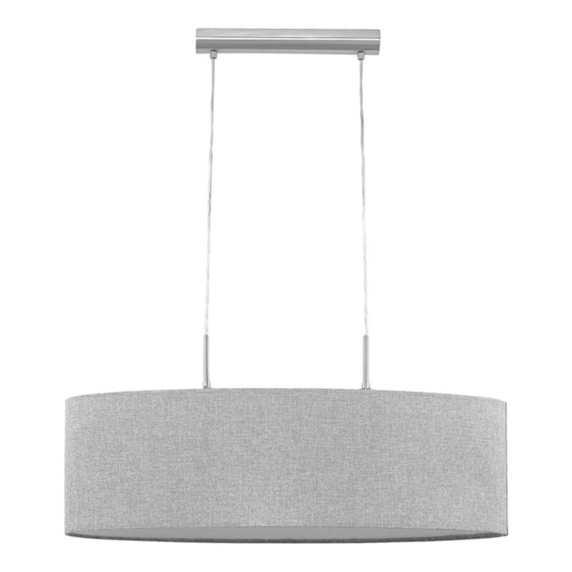 Eglo, Pasteri 2-Light Drum Pendant (GREY) - RRP £69.99 (EGF6705 - 10919/11) 6B