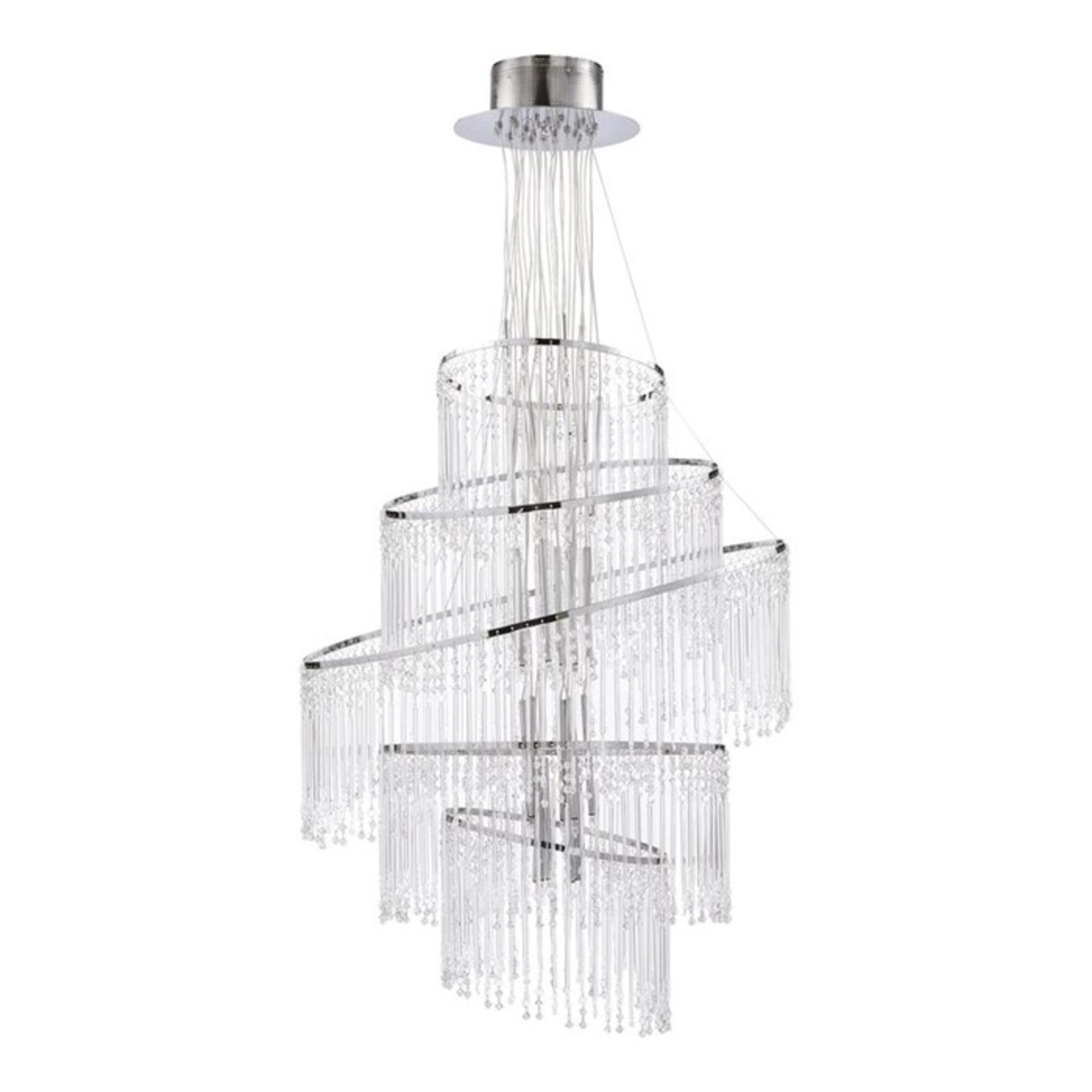 Endon Lighting, Camille 24-Light Crystal Chandelier - RRP £351.99 (UEL2998 - 10919/20) 6F