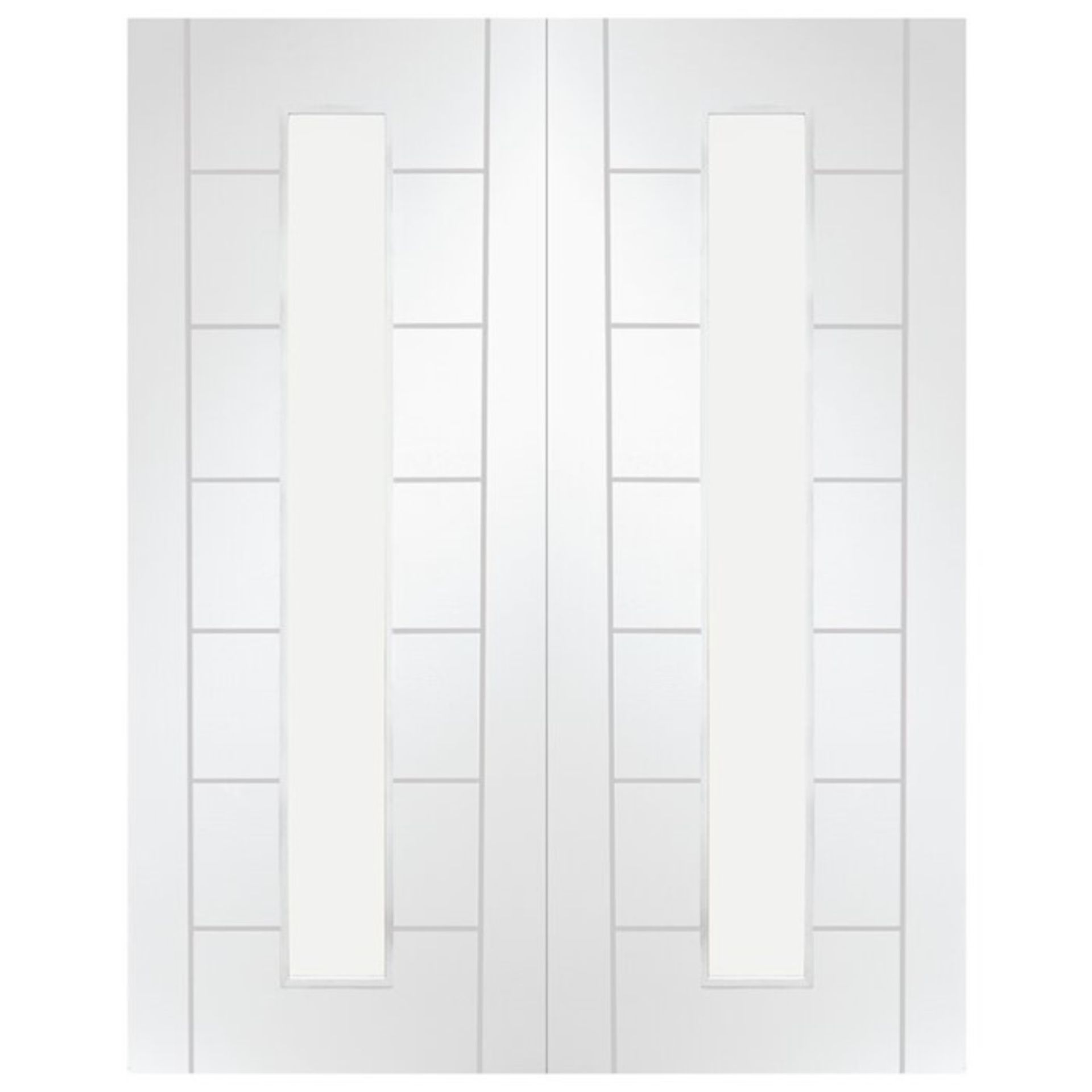 XL Joinery,Palermo Pairs French Doors Primed RRP -£272.99(20813/9 -SDJD2200)(CHIPPED)