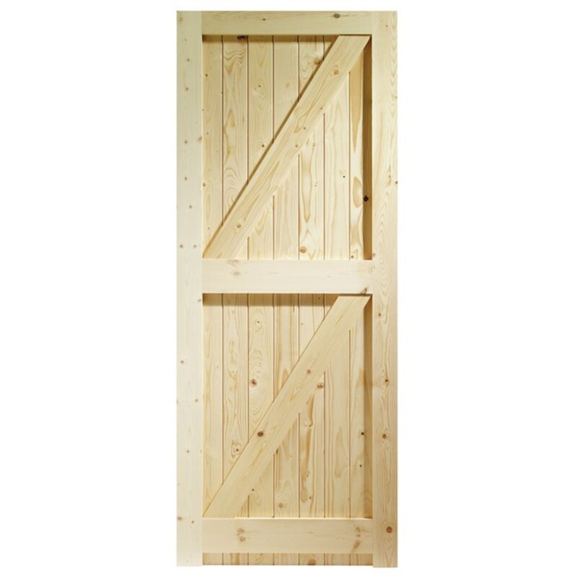 XL Joinery,Unfinished Wood Slab Garage Doors RRP -£72.99(19781/4 -SDJD1701)