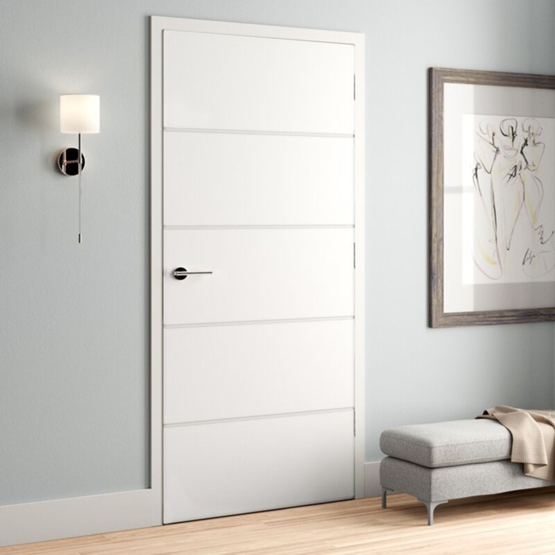 17 Stories,Wofford Internal Door Primed RRP -£57.99(19957/7 -PDOR1107)