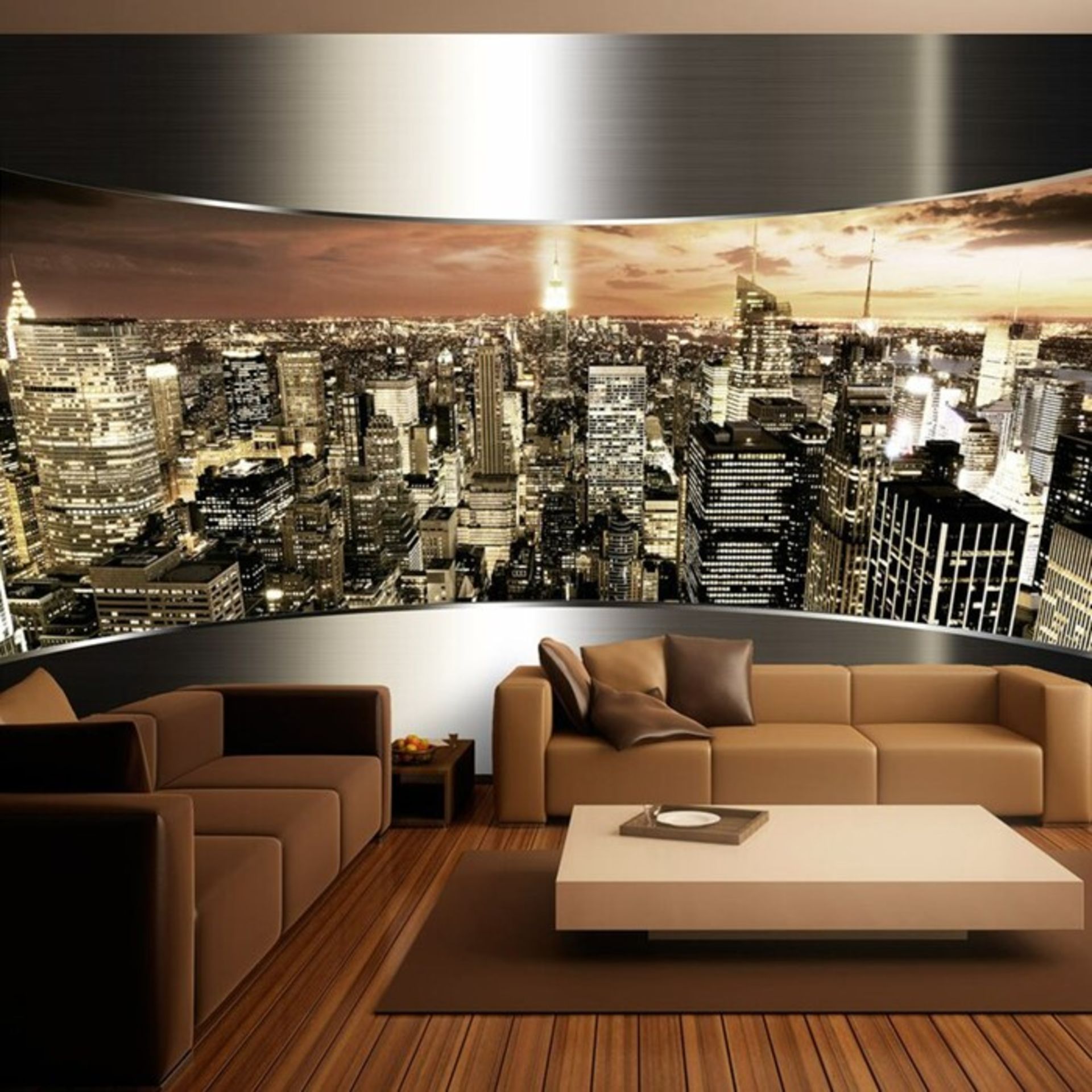 East Urban Home, New York City Panorama 210cm x 300cm Wallpaper - RRP £99.99 (ARGT8353 - 20380/17)