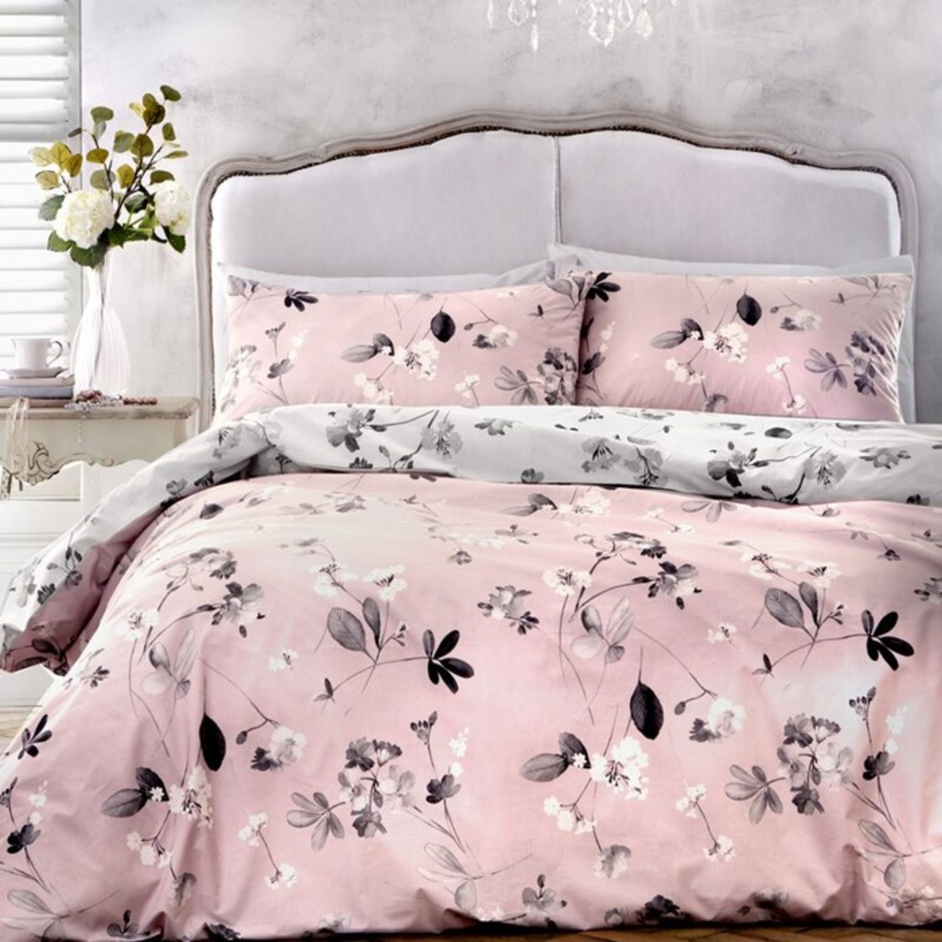 Rosdorf Park, Darwin Duvet Cover Set (DOUBLE)(PINK) - RRP £19.82 (IRJ10011 - 14147/62) 1A