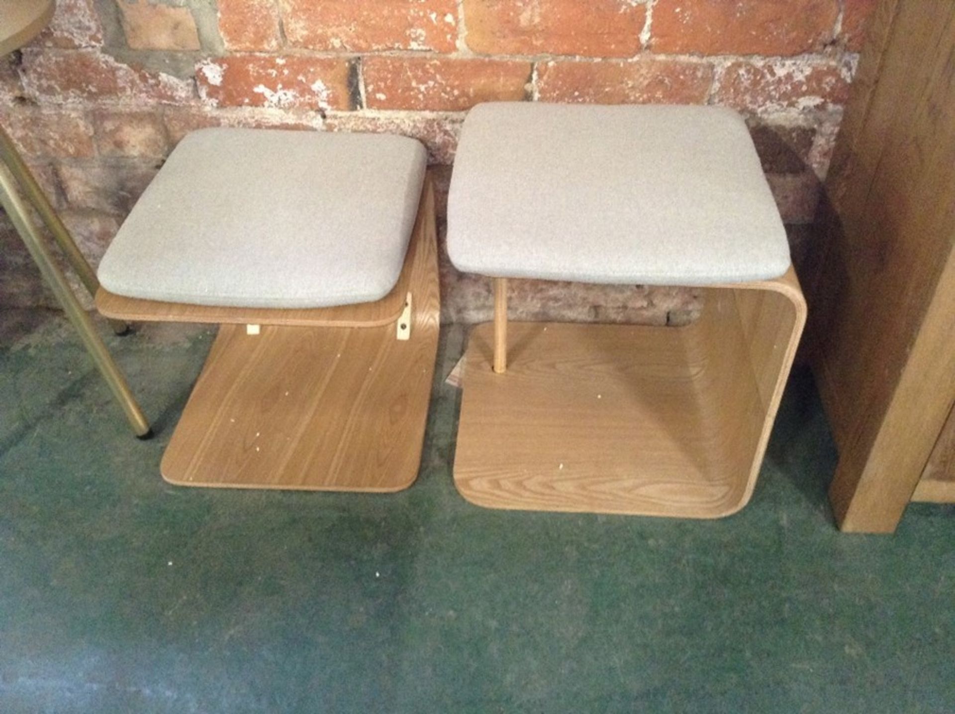 |x1| Wooden Single Bench Seats (damage)  |RRP-| |NO CODE|DAMAGE| - Image 2 of 2