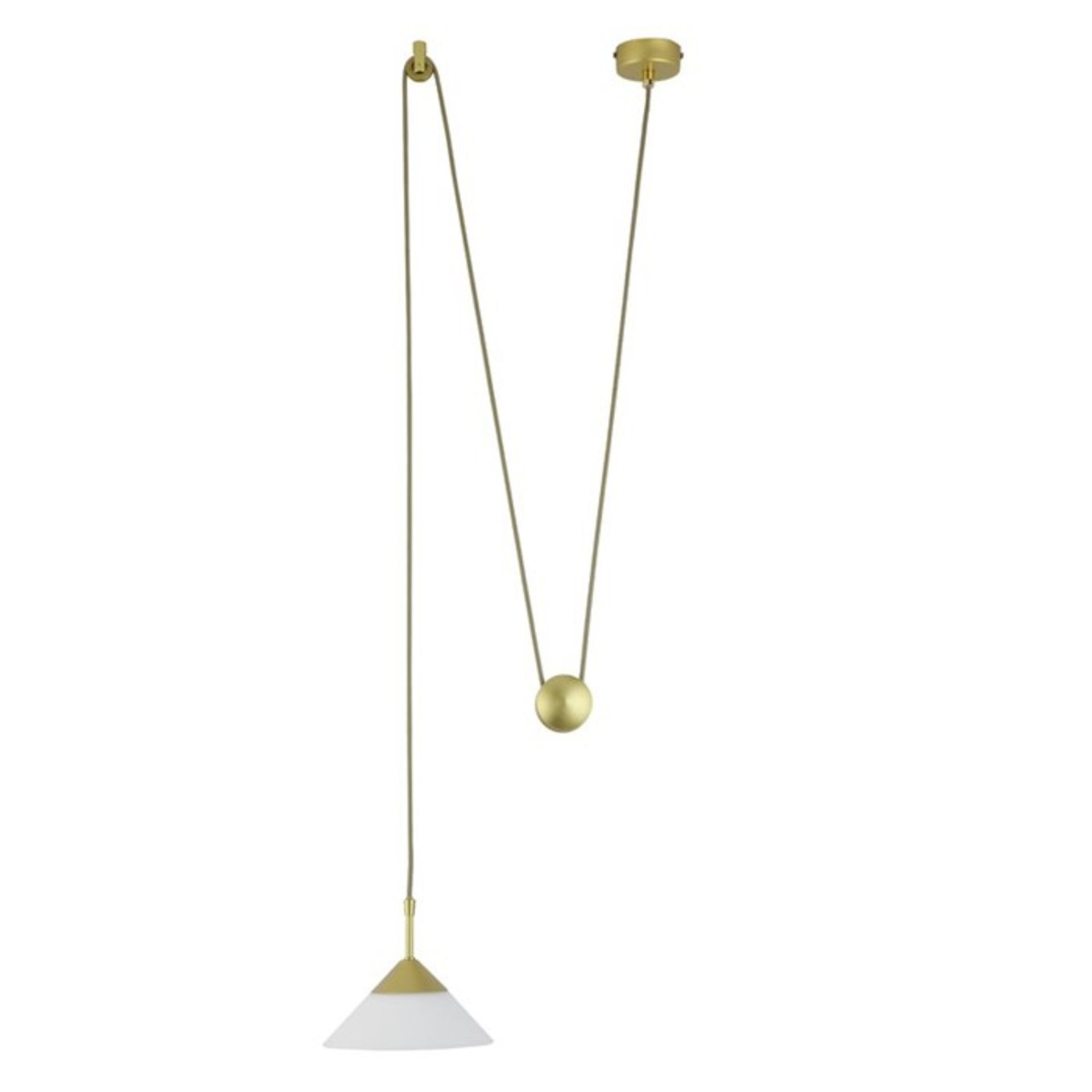 Busch, 1 Light Bowl Pendant - RRP £102.99 (BHH2143 - 9531/40) 4D