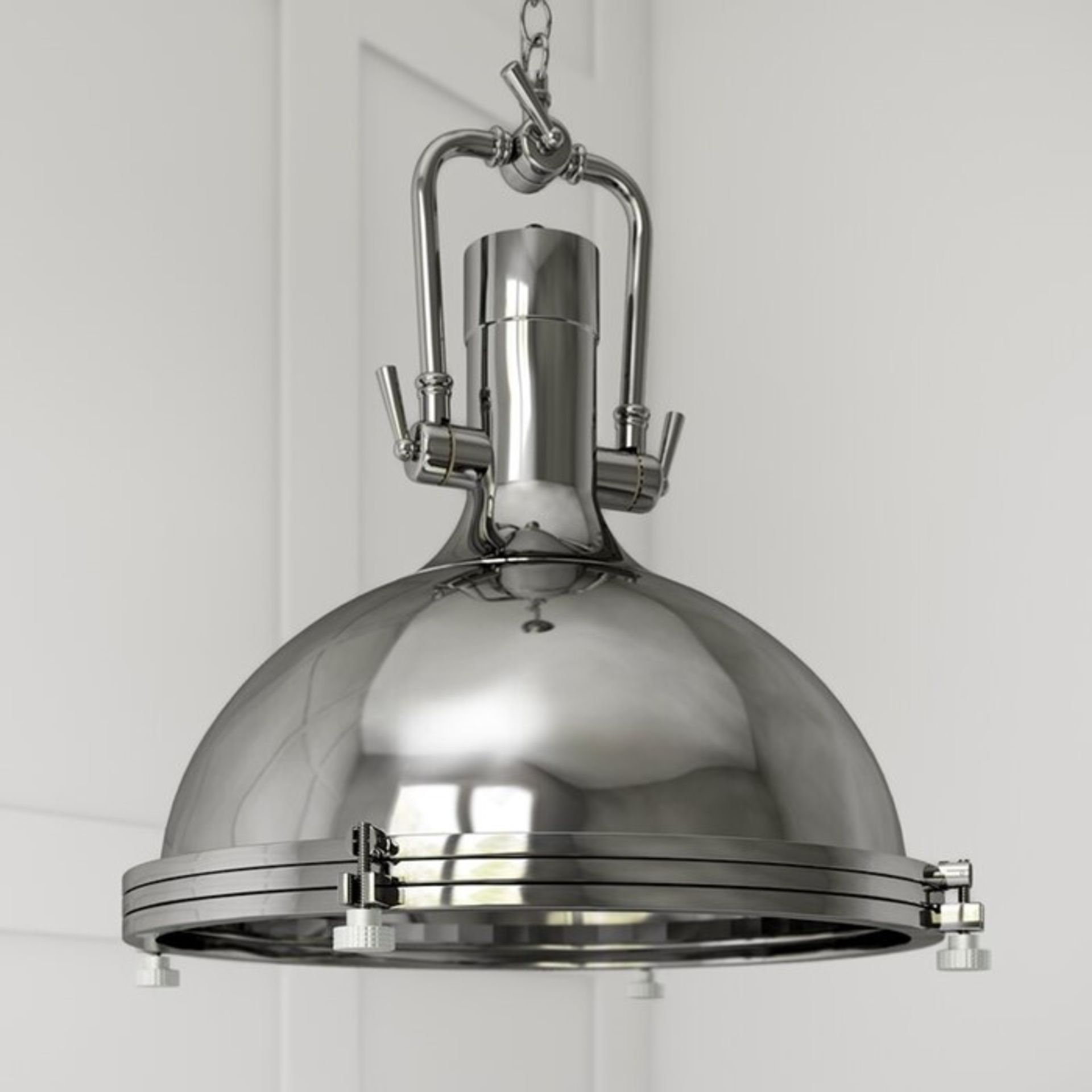 Breakwater Bay, Bailey Island 1-Light Dome Pendant - RRP £193.99 (BRKB1053 - 9531/7) 4A