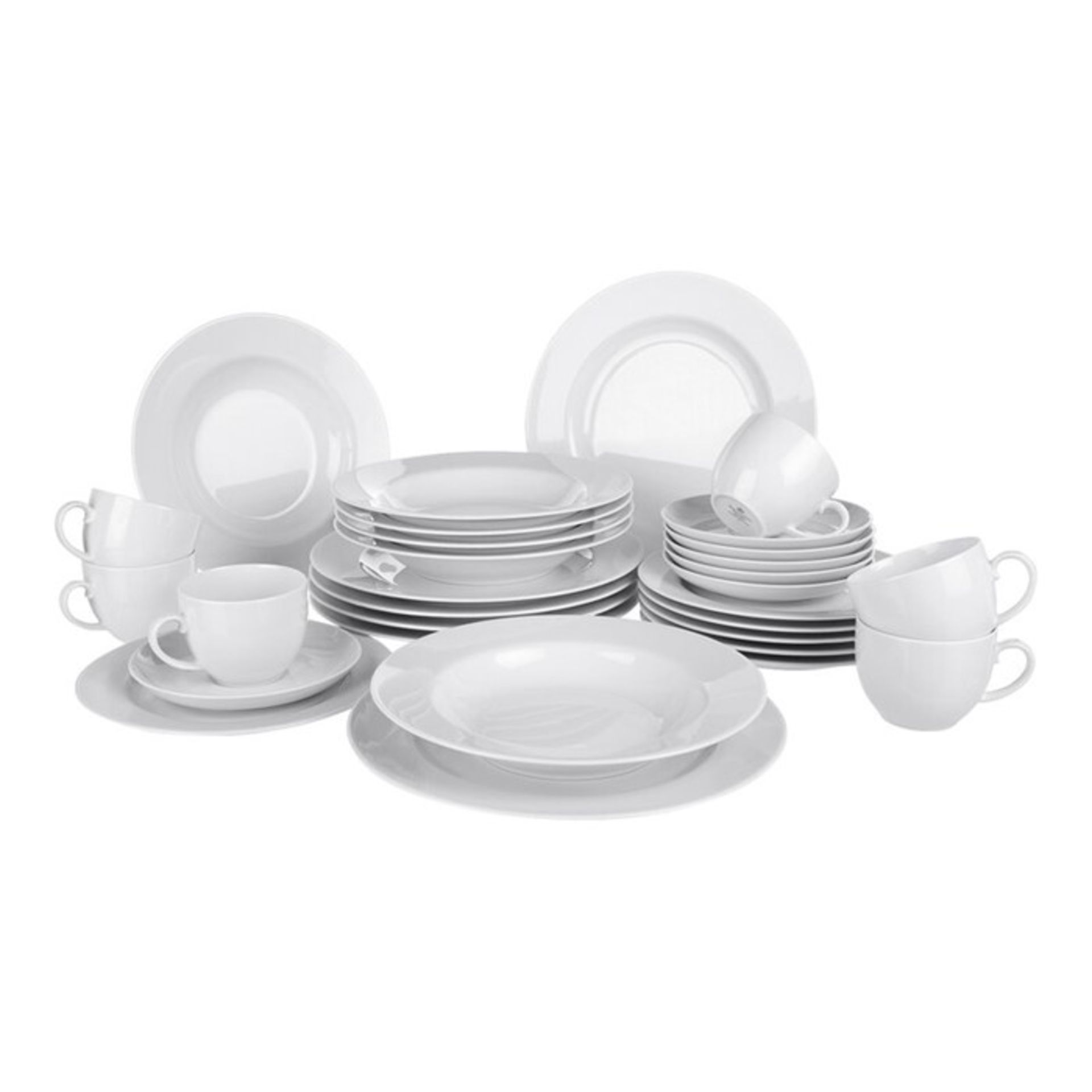 Seltmann Weiden, Rondo 30 Piece Dinnerware Set, Service for 6 - RRP £84.99 (JFG10092 - 20865/3) 1E