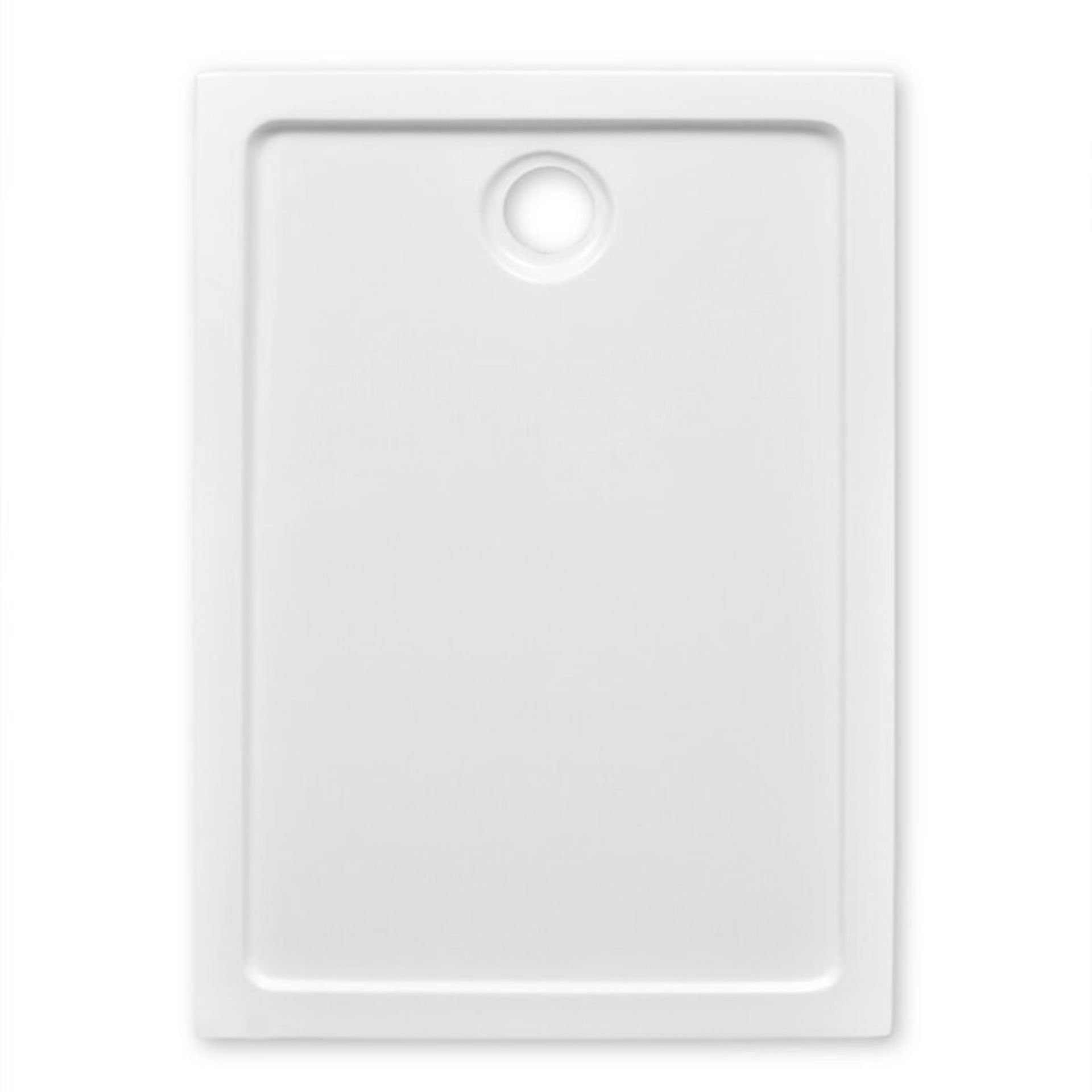 Belfry Bathroom, Standard Shower Tray (BLACK)(80X100CM) - RRP £83.99 (DNOR7366 - 20819/27) 1J