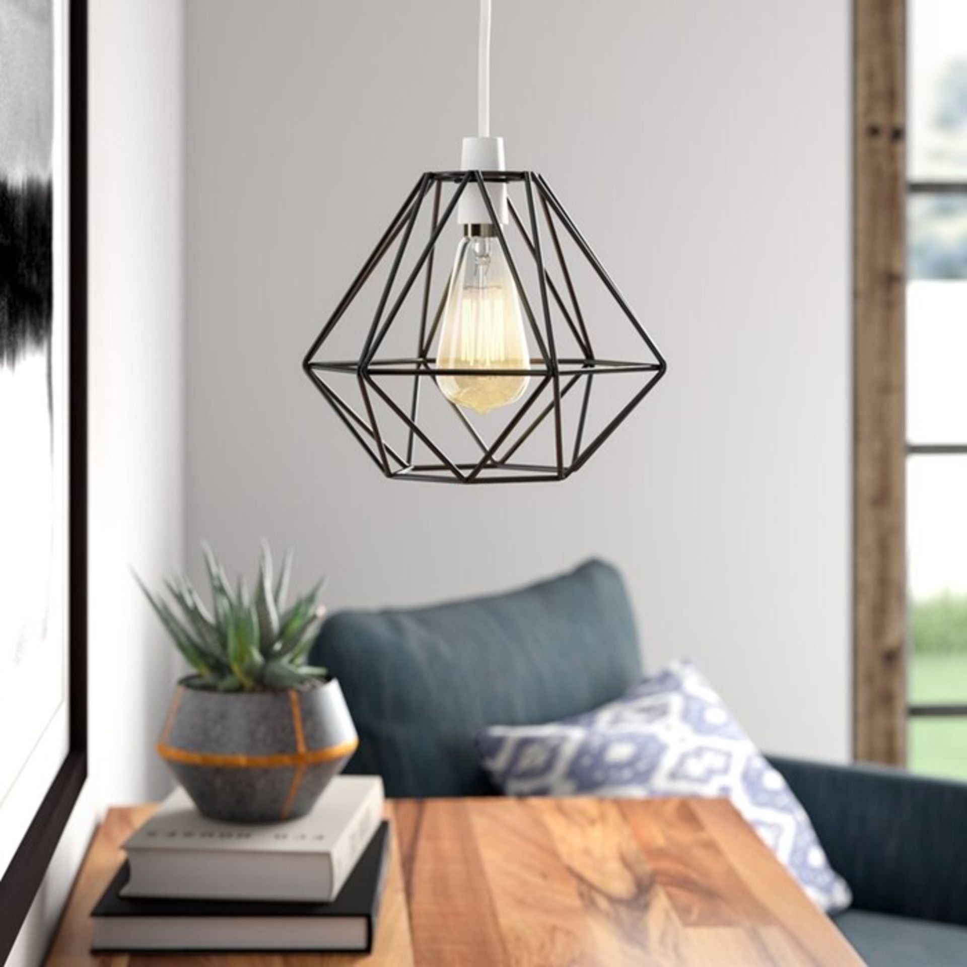 Zipcode Design, Diablo 20cm Metal Novelty Pendant Shade (GOLD)(SHADE ONLY) - RRP £33.99 (