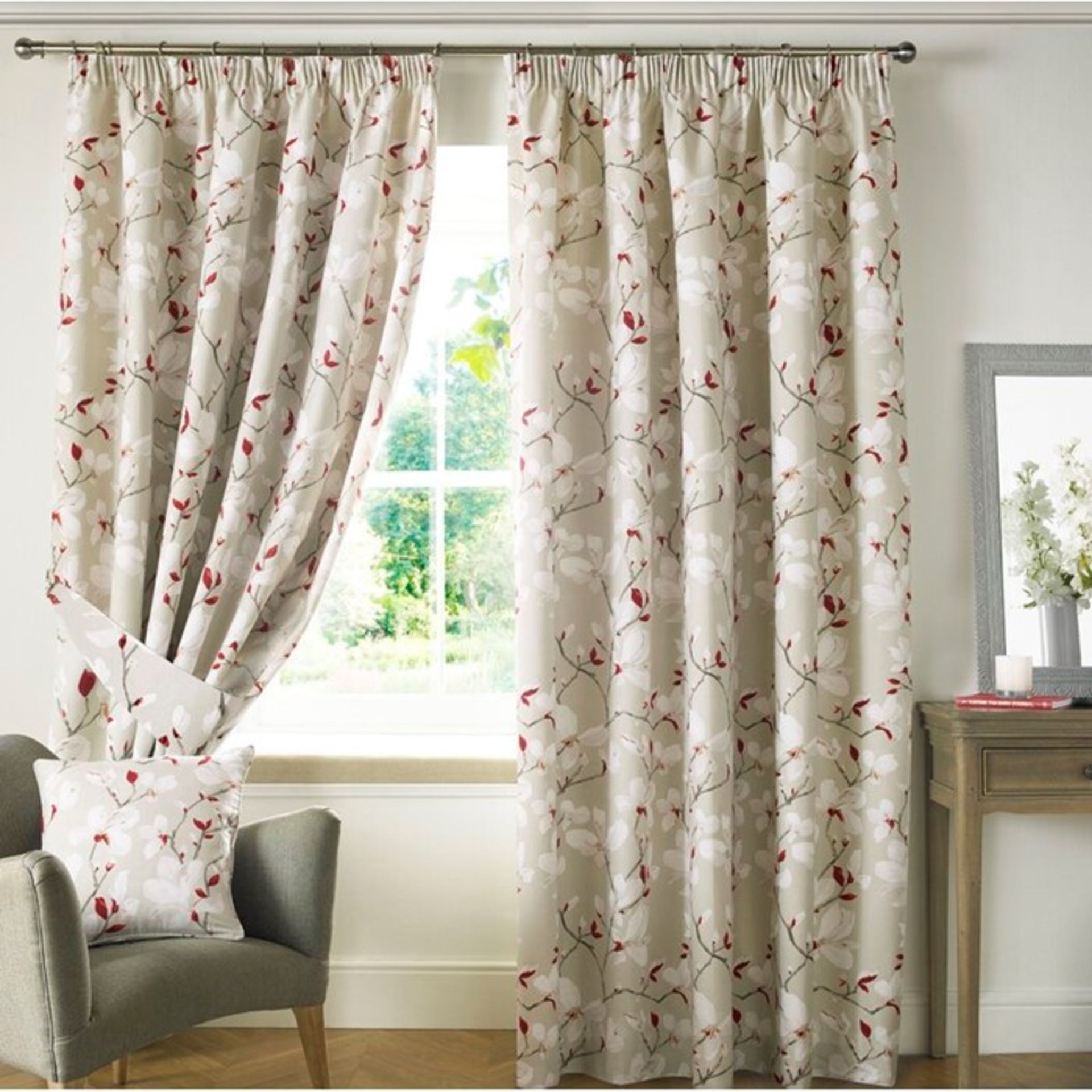 Ashley Wilde Curtains, Anita Pencil Pleat Room Darkening Curtains(DIJON)(229CMX183CM) - RRP £58.