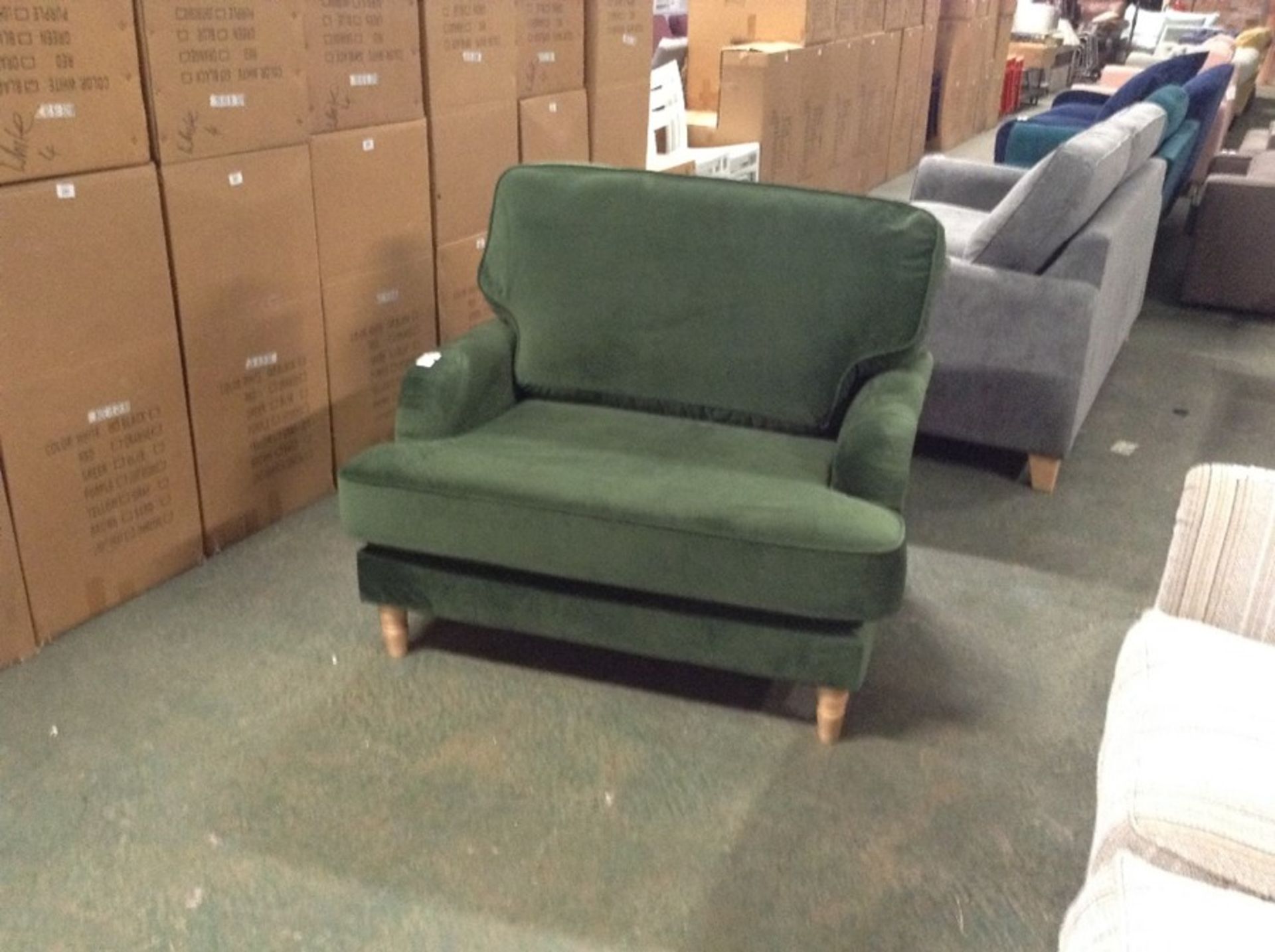 ELIZA AMALFI GREEN LOVESEAT(SFL1128 -700217485438)