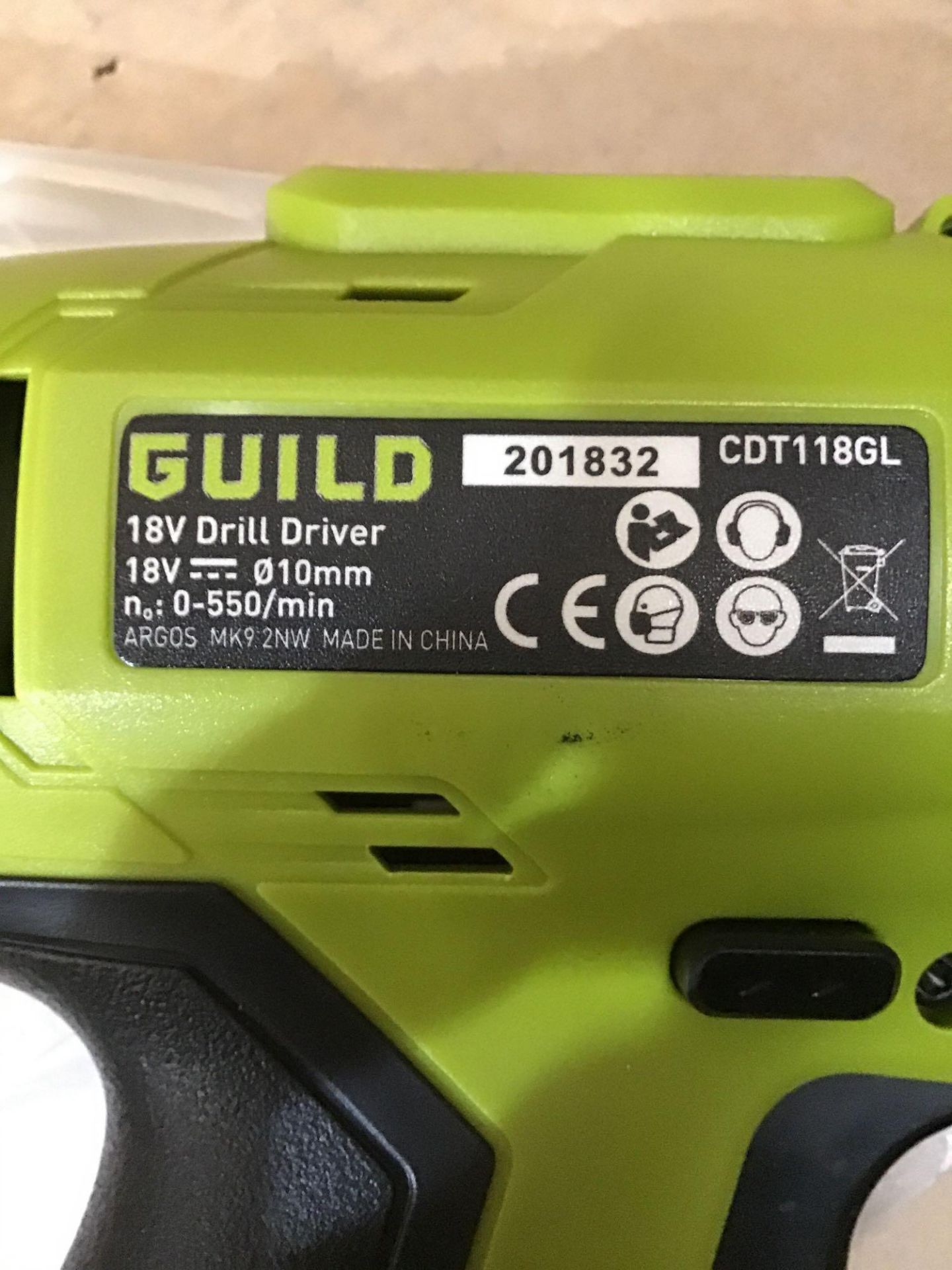 Guild 1.3AH Cordless Drill Driver - 18V, £40.00 RRP - Image 2 of 6