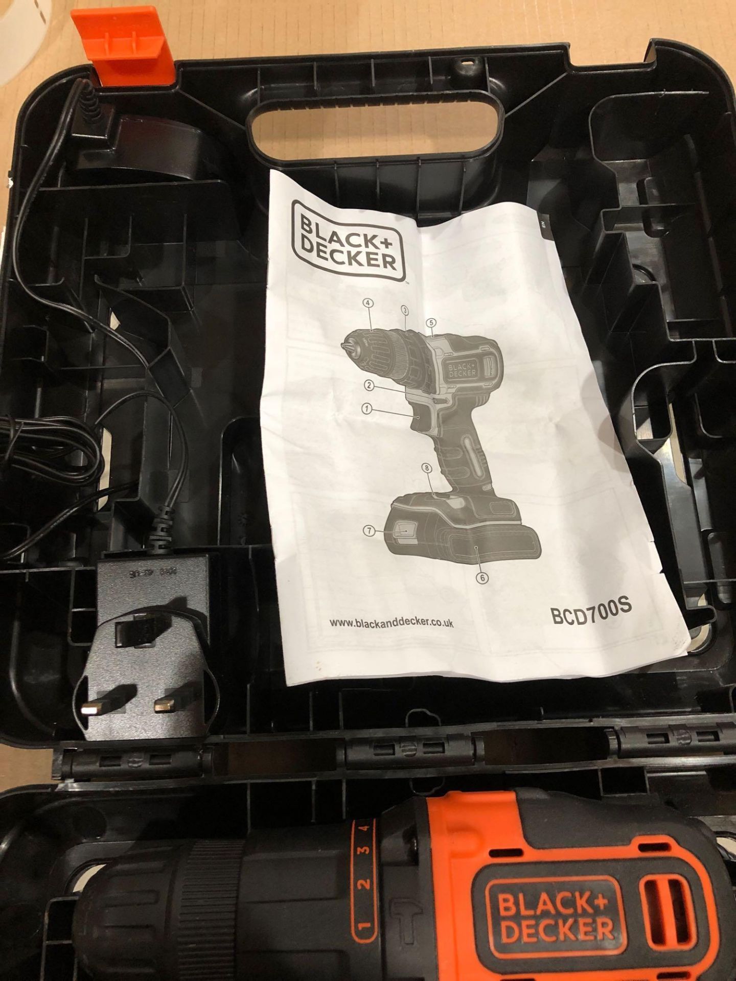 Black + Decker BCD700S1KA Hammer Drill with Battery - 18V £50.00 RRP - Image 5 of 6