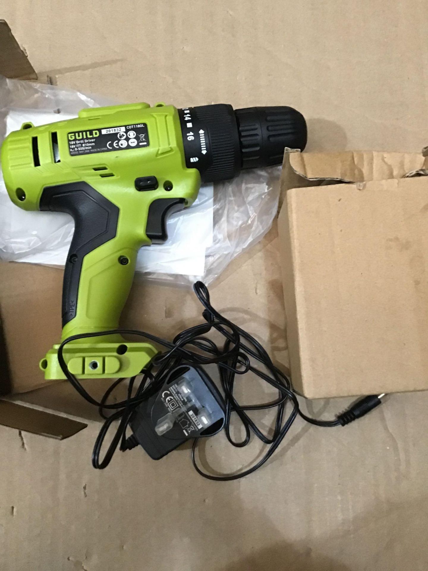 Guild 1.3AH Cordless Drill Driver - 18V, £40.00 RRP - Image 3 of 6