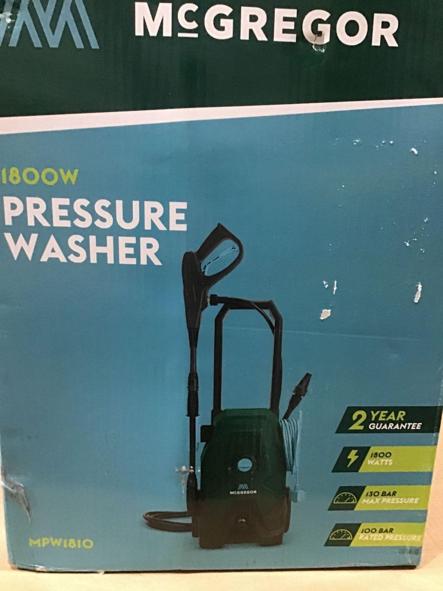McGregor Pressure Washer - 1800W MPW1810 £80.00 RRP - Image 2 of 5