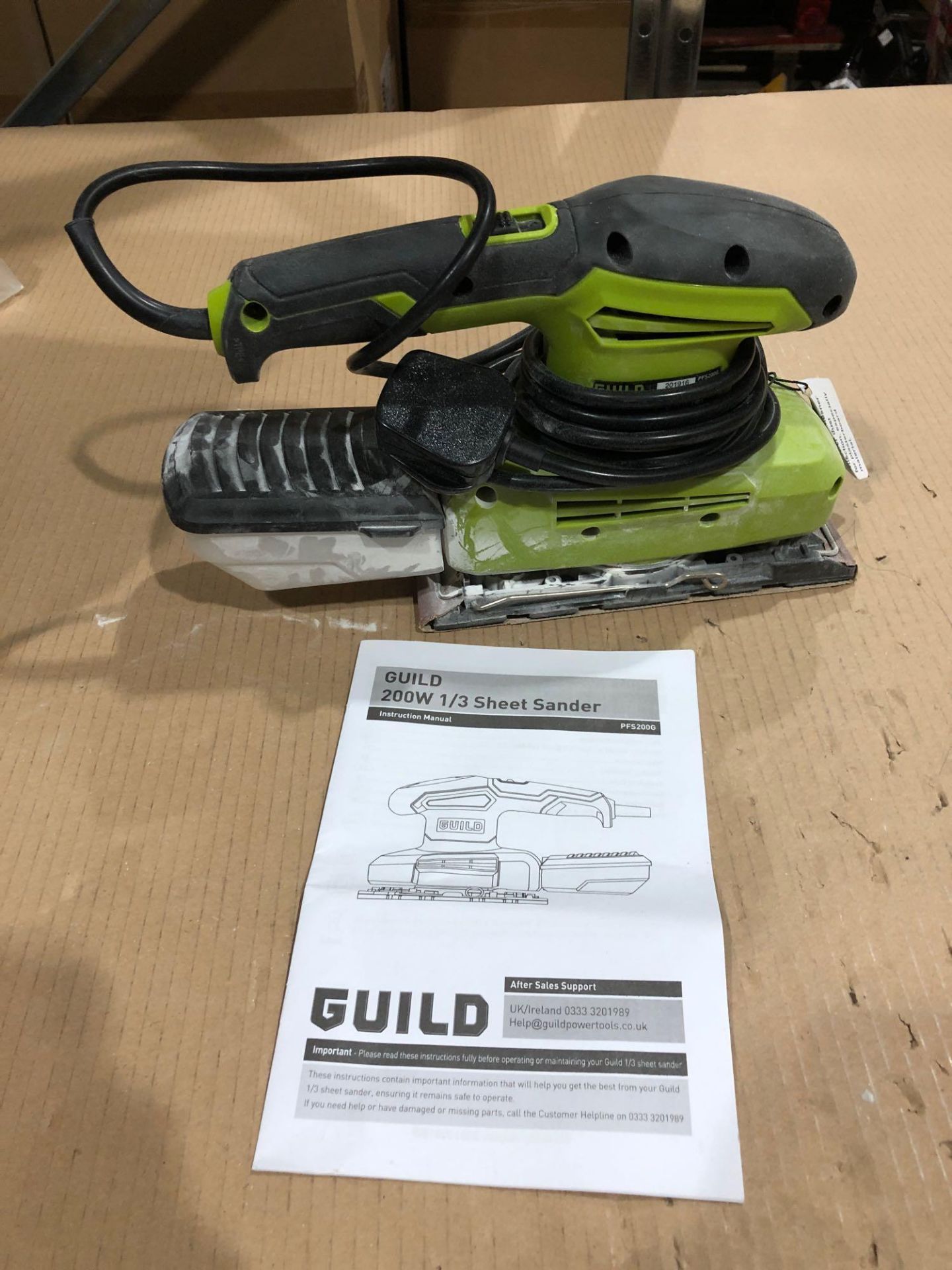 Guild 1/3 Sheet Sander - 200W PFS200G 451/8309 £25.00 RRP - Image 2 of 5