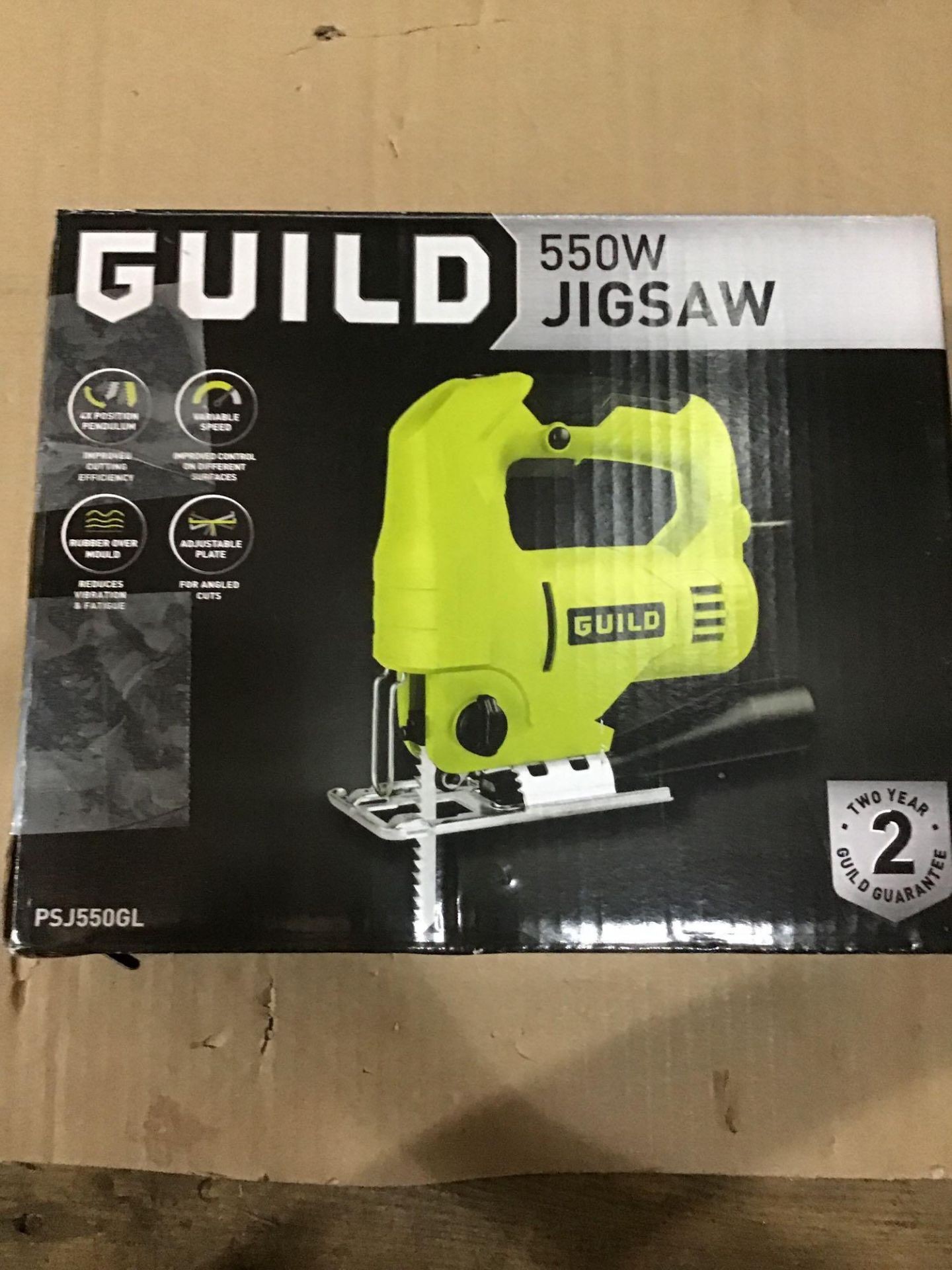 Guild Variable Speed Jigsaw - 550W PSJ550GL 455/3515 - £20.00 RRP - Image 2 of 6