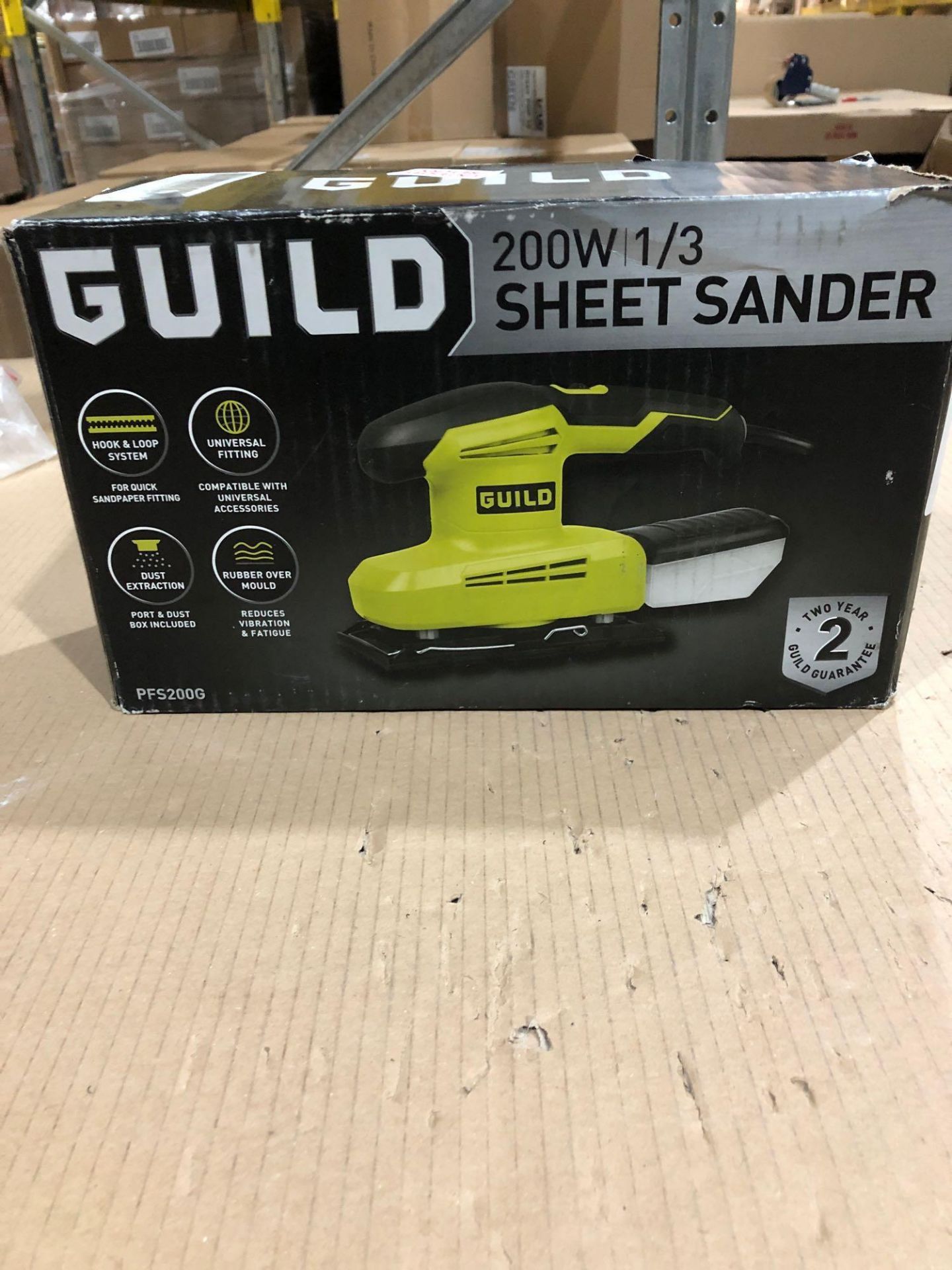 Guild 1/3 Sheet Sander - 200W PFS200G 451/8309 £25.00 RRP - Image 3 of 5