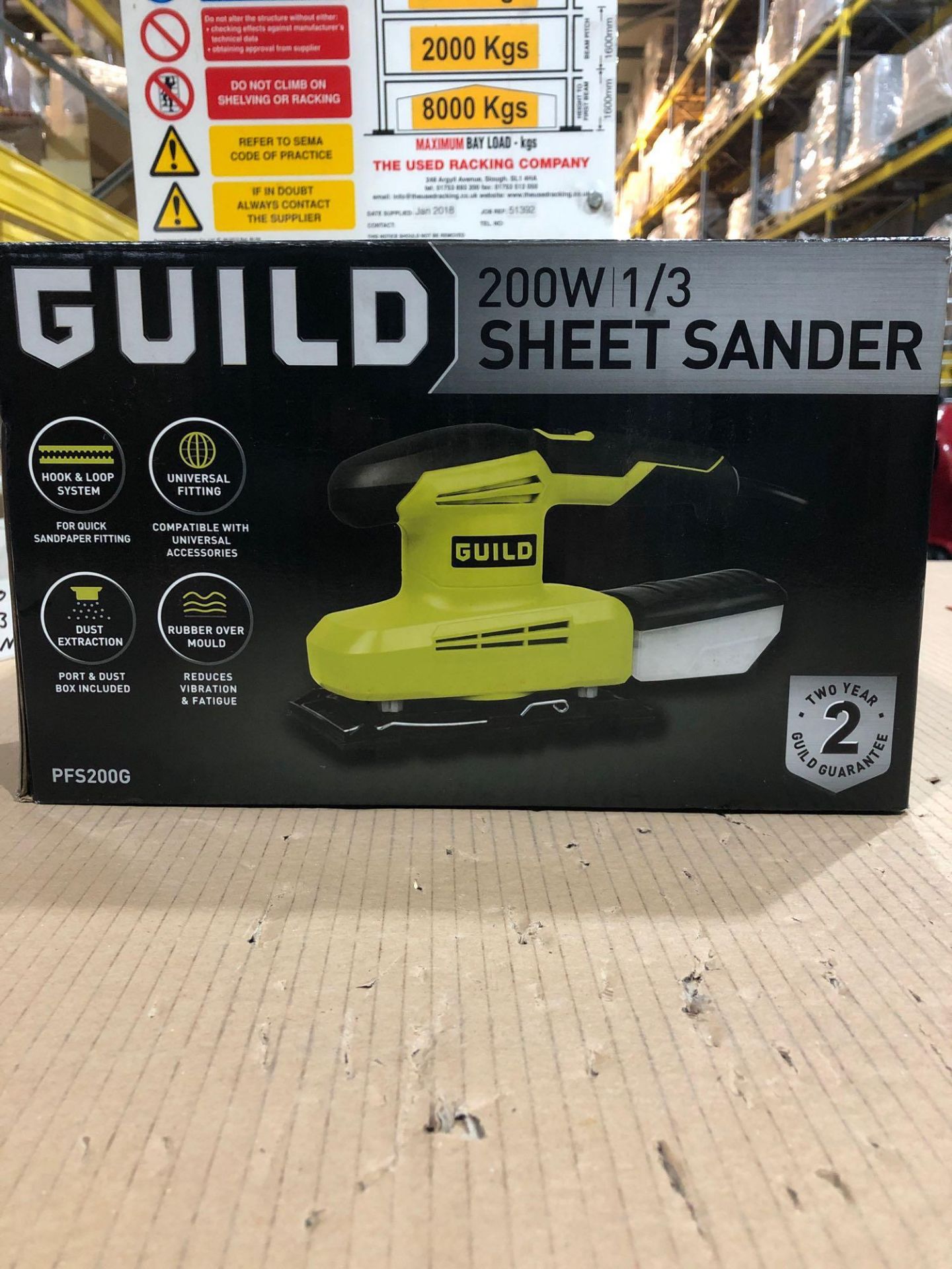 Guild 1/3 Sheet Sander - 200W PFS200G 451/8309 £25.00 RRP - Image 3 of 6