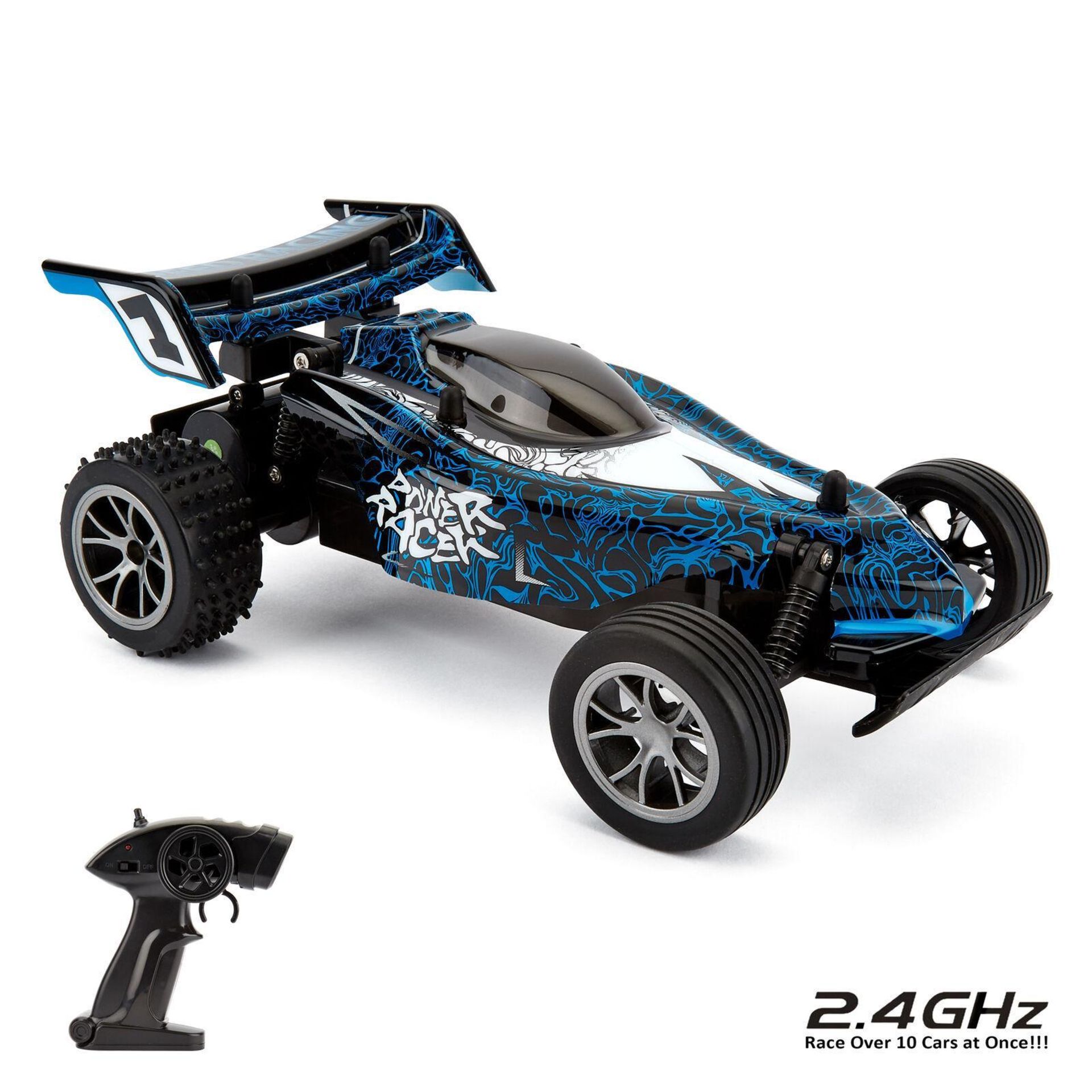 CMJ Radio Remote Control 1:16 Scale 2.4Ghz Blue Zoom Buggy Toy Racing Car, £20.00 RRP