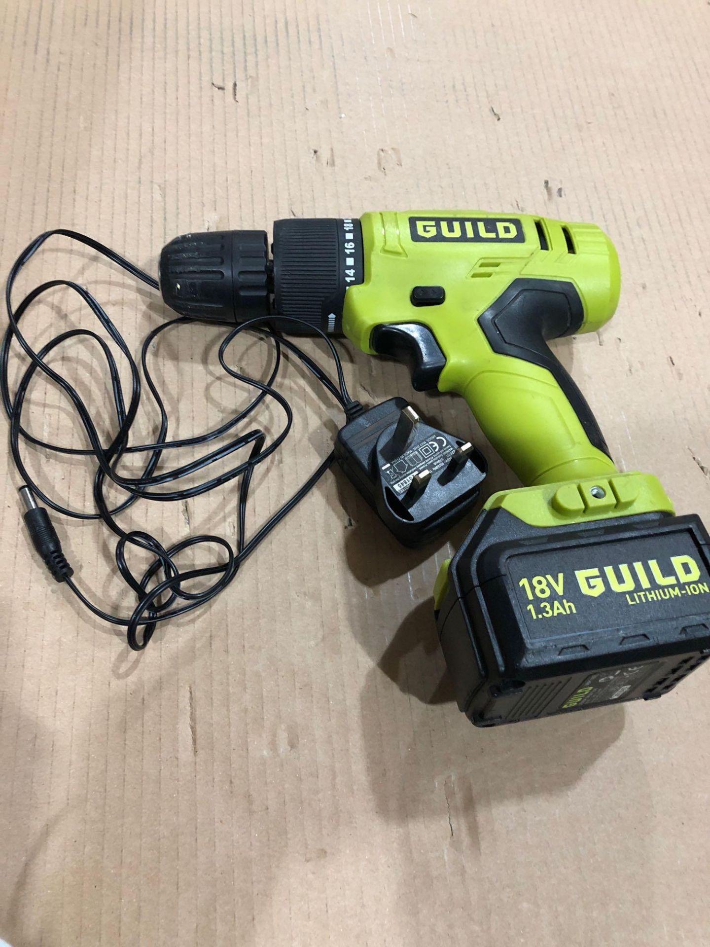 Simple Value Barrel Foot Pump - Double 145/4734 |Guild 1.3AH Li-Ion Cordless Hammer Drill - 18V - Image 2 of 4