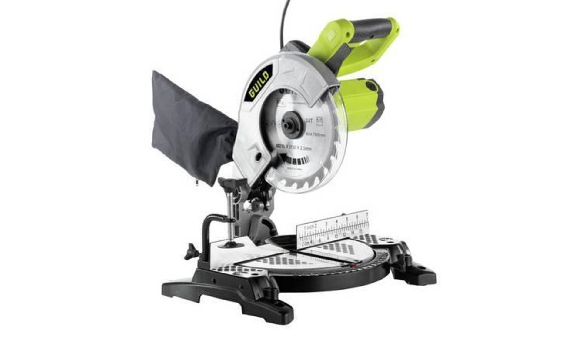 Guild 210mm Compound Mitre Saw - 1200W - £70.00 RRP