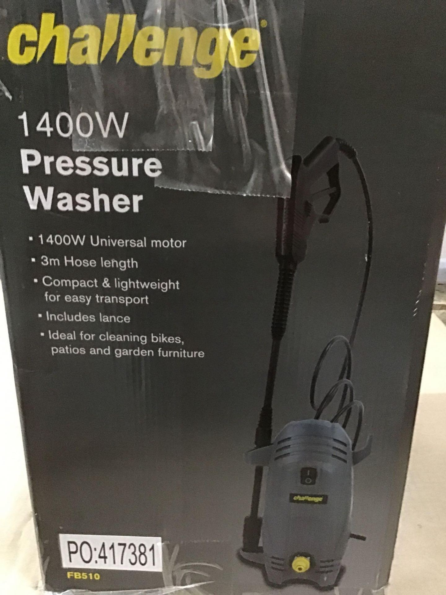 Challenge Pressure Washer - 1400W 601/9150 £45.00 RRP - Image 3 of 5