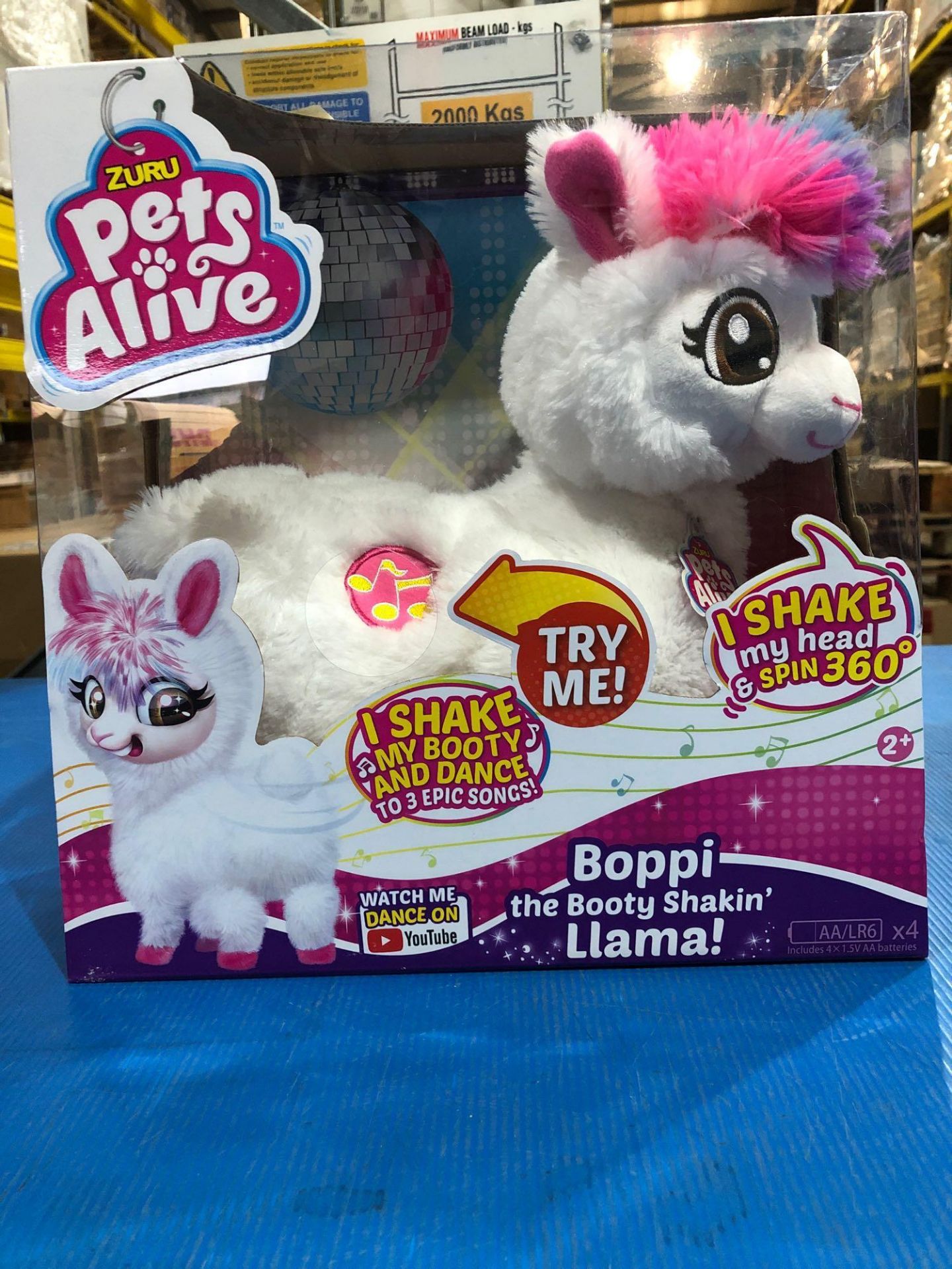 Pets Alive Boppi The Booty Shakin Llama Battery-Powered Dancing Robotic Toy by Zuru £19.97 RRP - Image 2 of 4