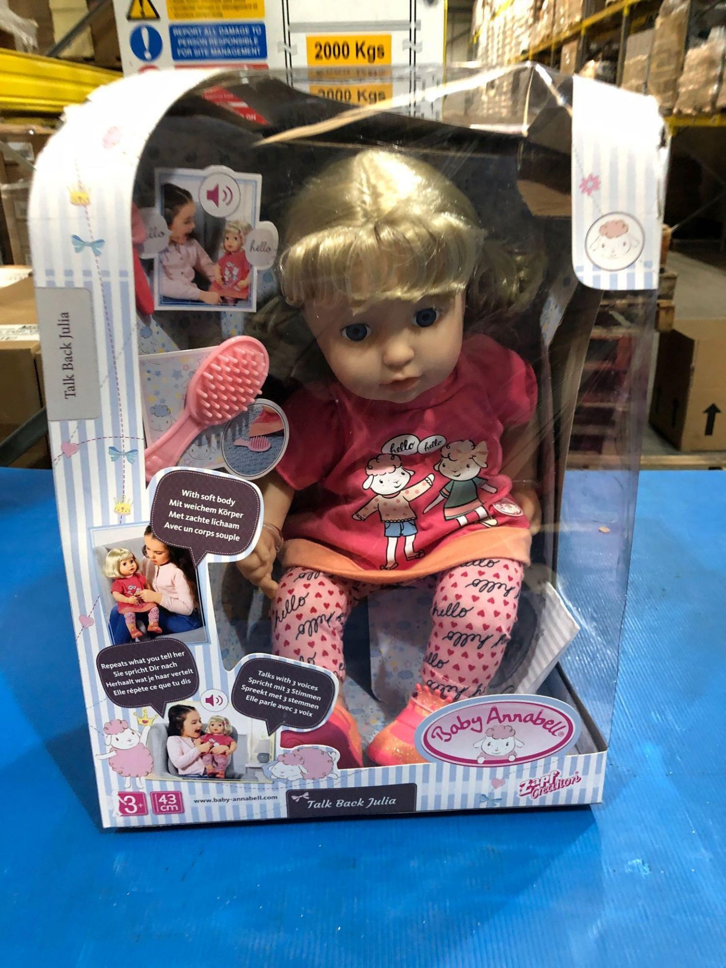 Zapf Creation Baby Annabell Talk Back Julia Doll £30.00 RRP - Image 2 of 5